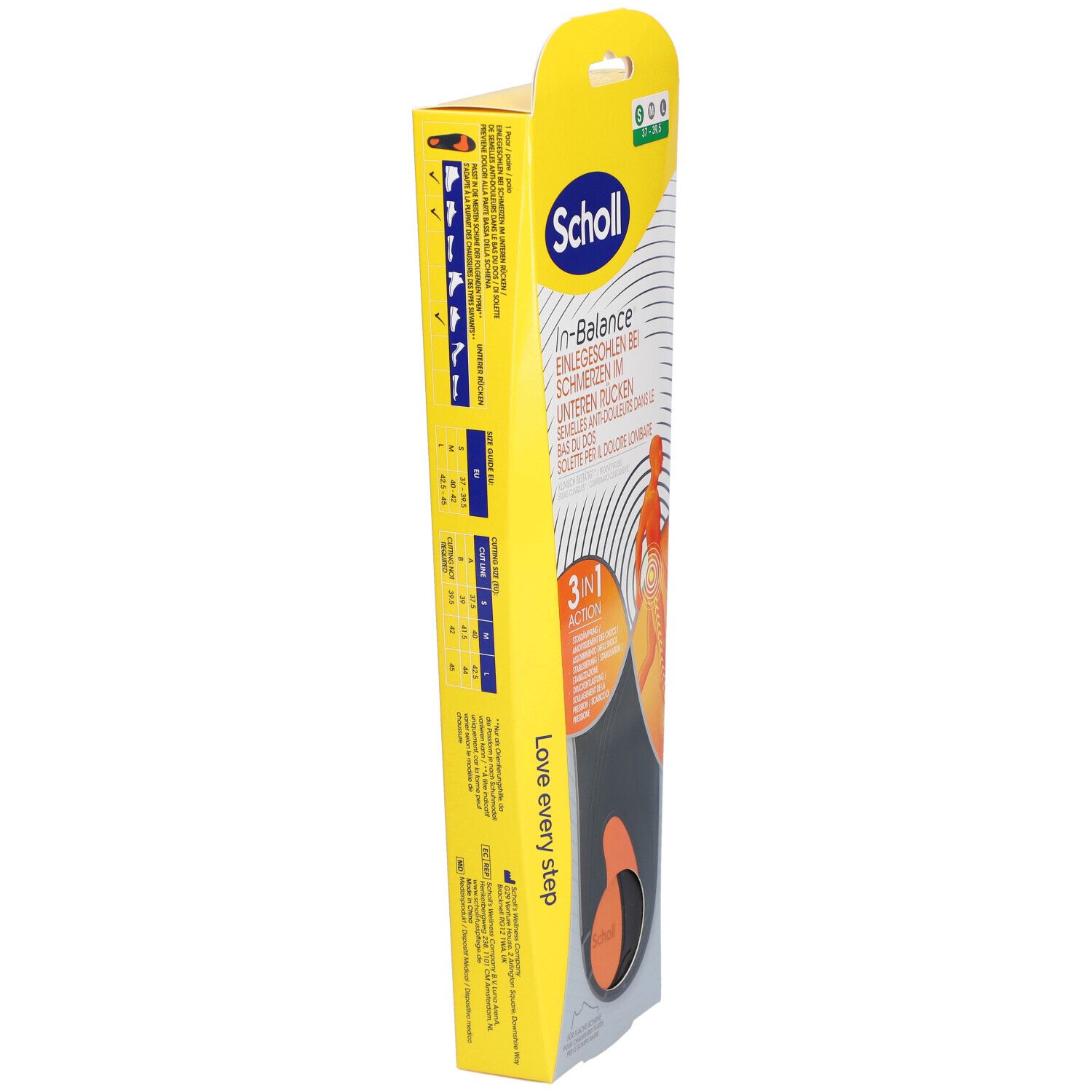 Scholl® In-Balance Einlegesohlen Gr. 37-39,5 (1 Paar)