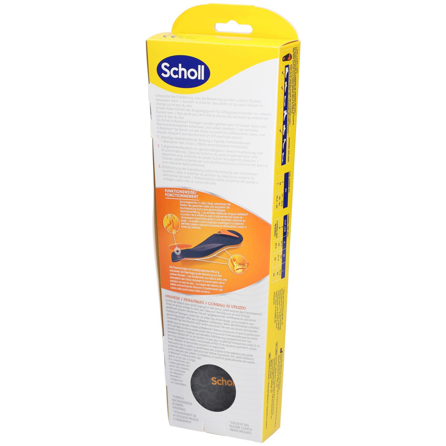 Scholl® In-Balance Einlegesohlen Gr. 37-39,5 (1 Paar)