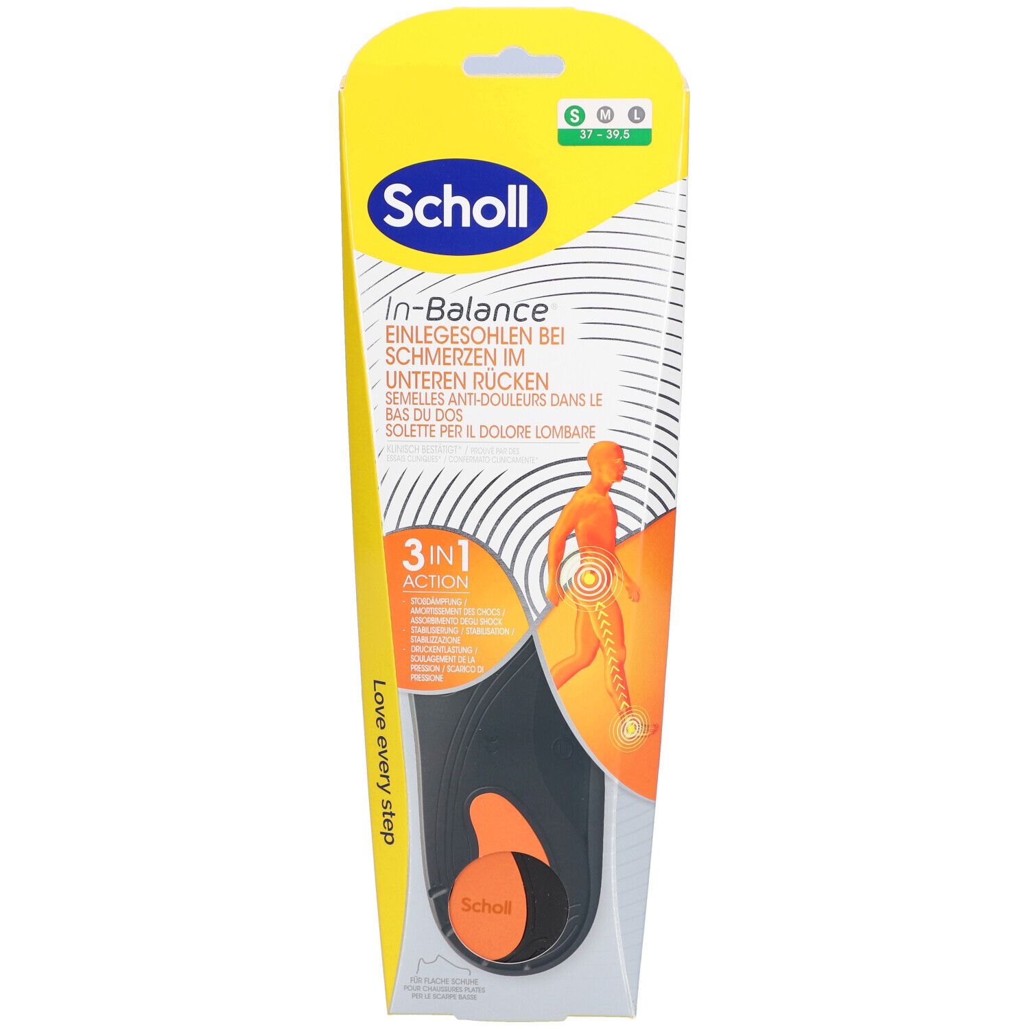 Scholl® In-Balance Einlegesohlen Gr. 37-39,5 (1 Paar)