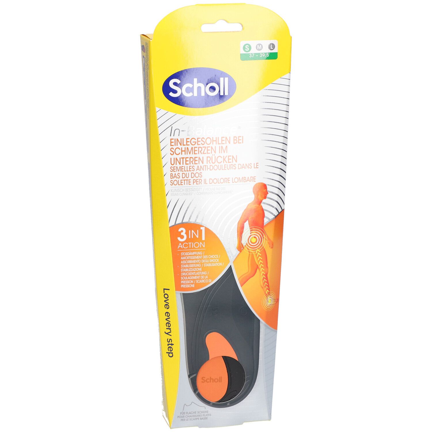 Scholl® In-Balance Einlegesohlen Gr. 37-39,5 (1 Paar)