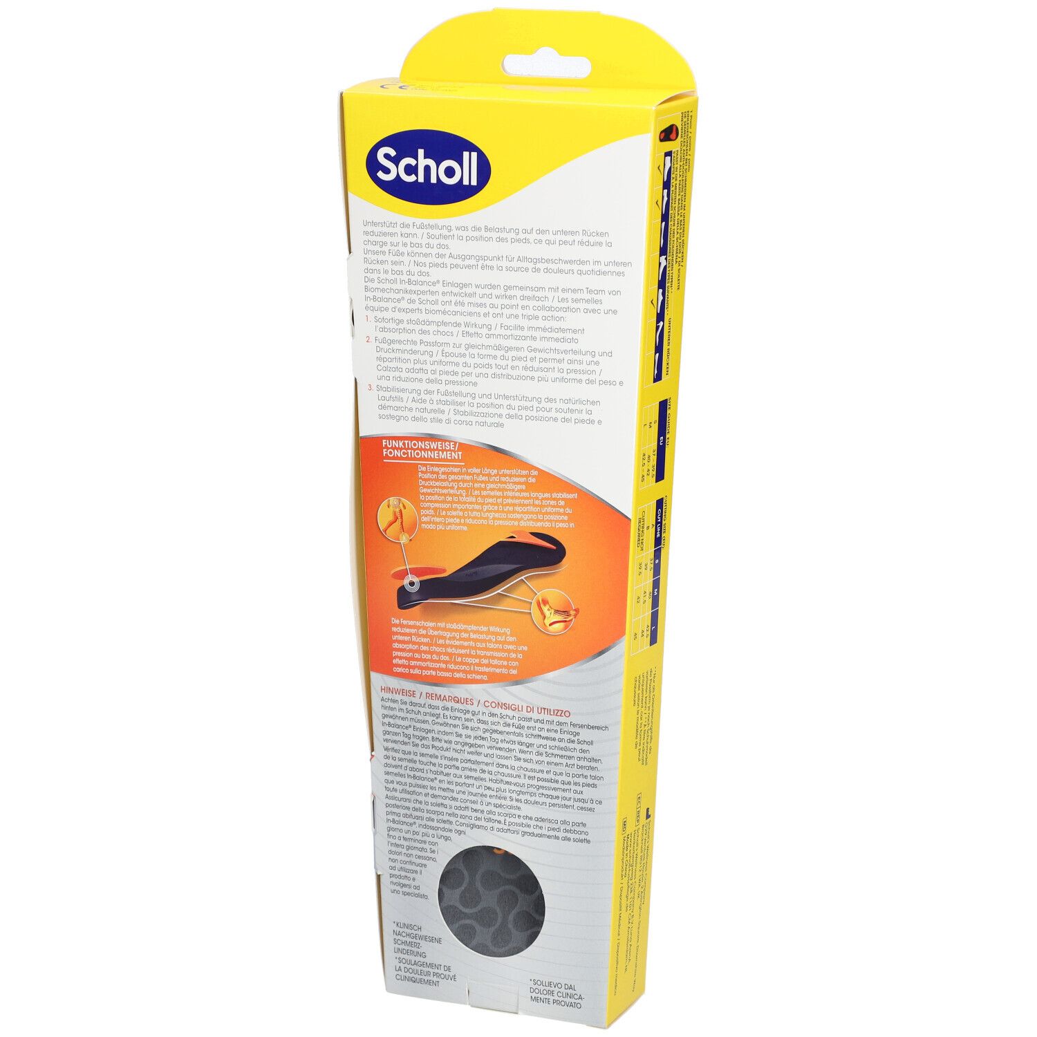 Scholl® In-Balance Einlegesohlen Gr. 42,5-45 (1 Paar)