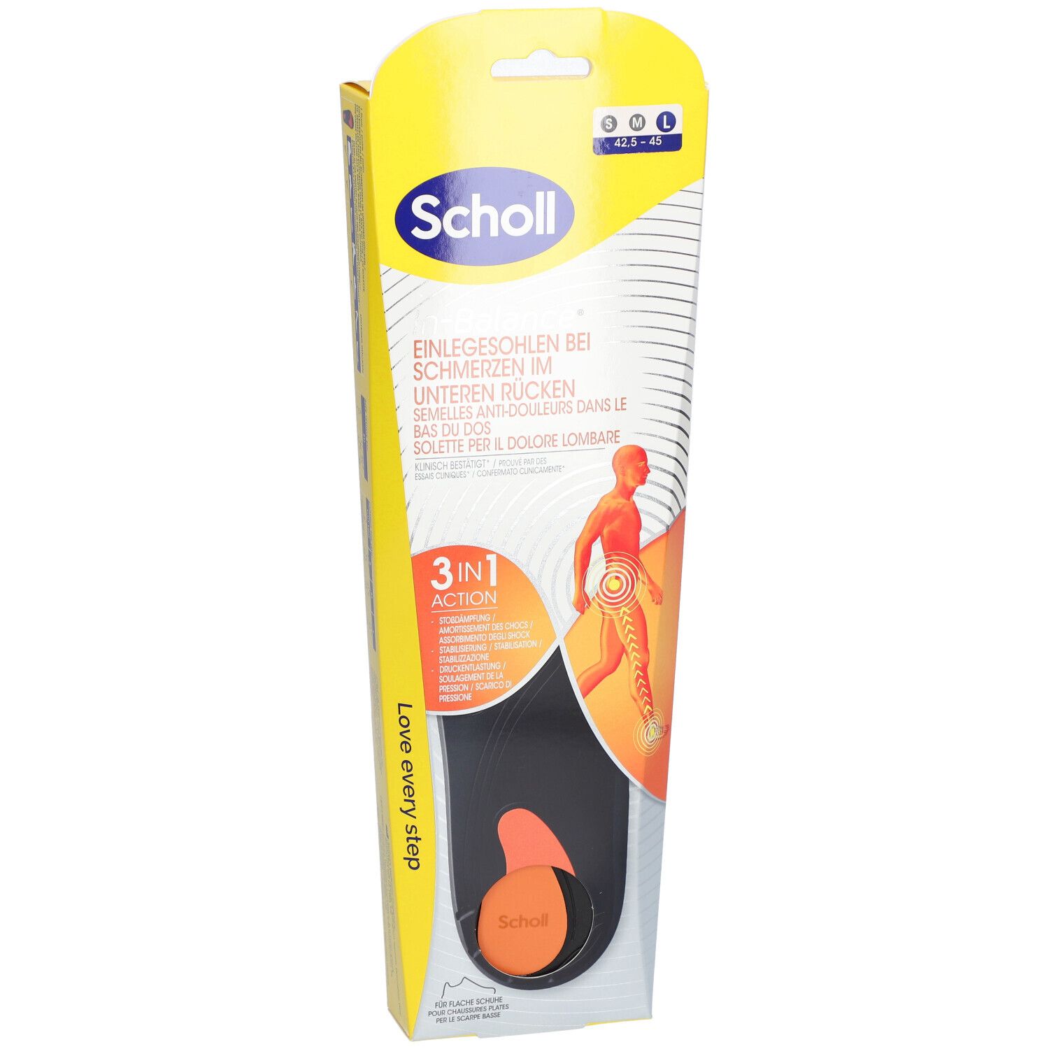 Scholl® In-Balance Einlegesohlen Gr. 42,5-45 (1 Paar)