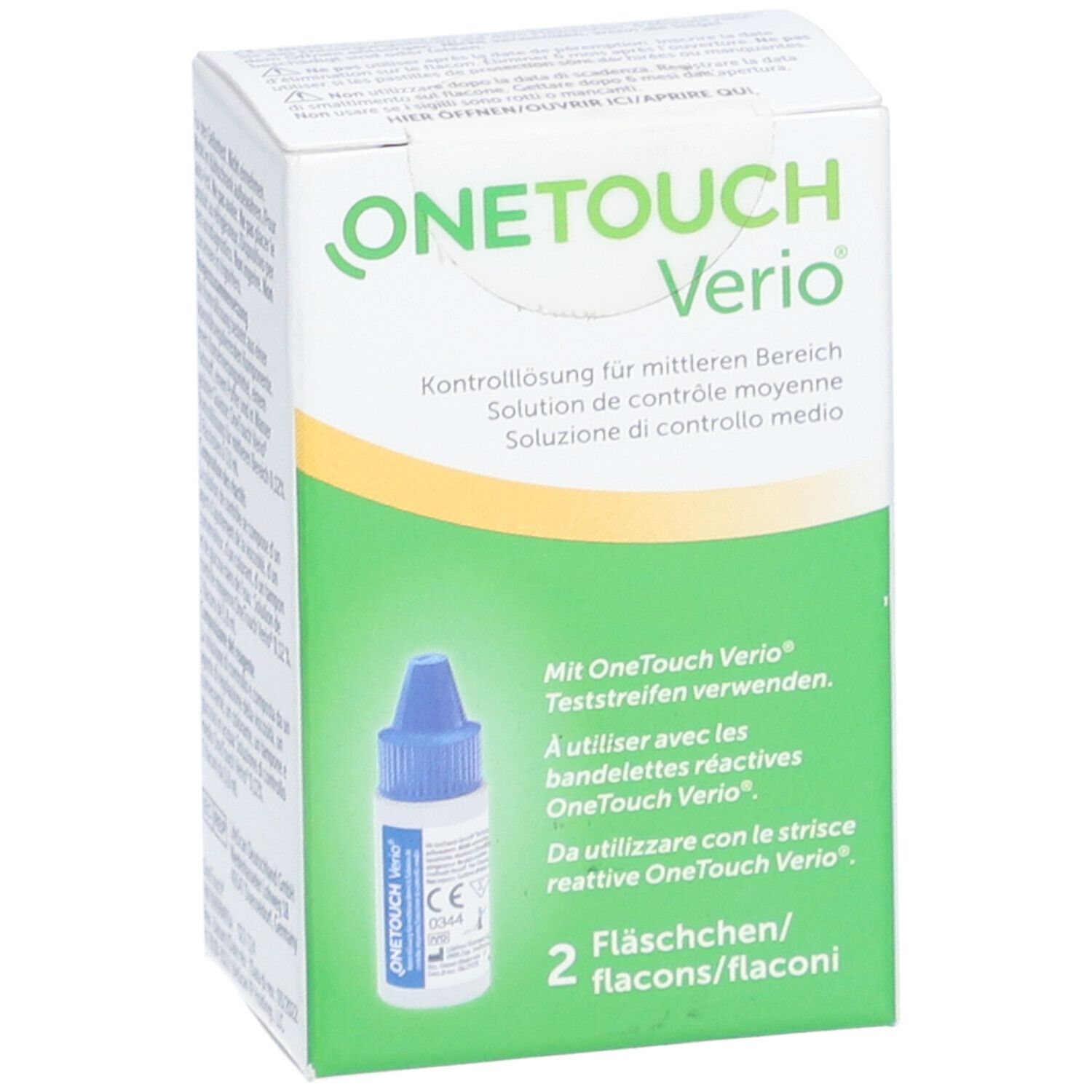 ONETOUCH® Verio Mittlere Kontrolllösung