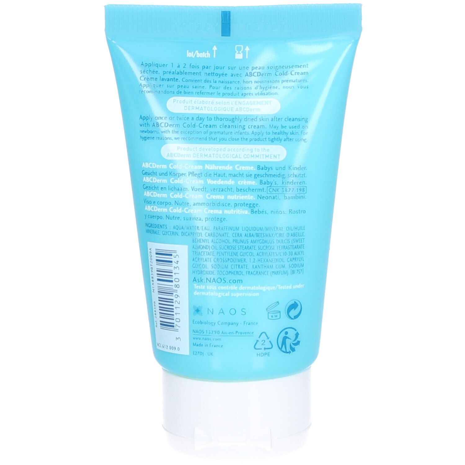 BIODERMA ABCDerm Cold-Cream Crème nourrissante