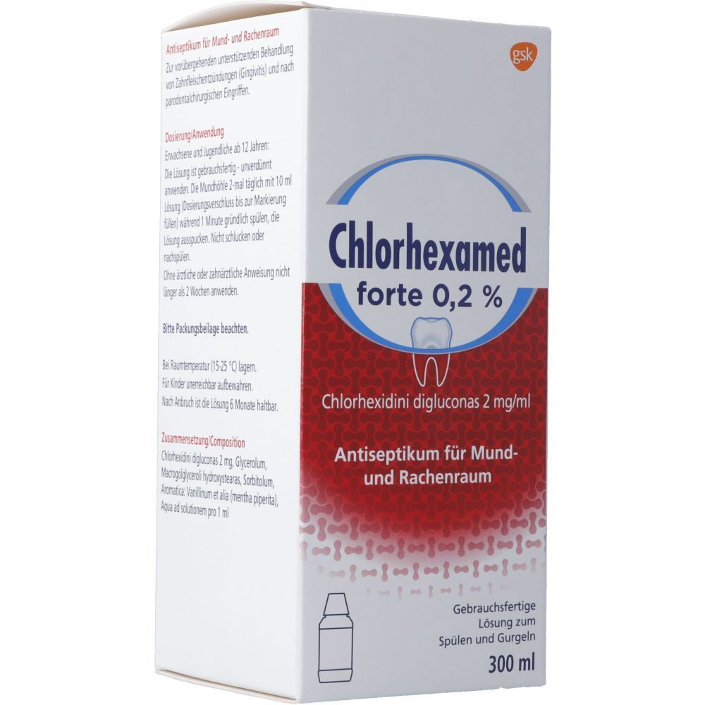 CHLORHEXAMED forte Lös 0.2 % Petfl 300 ml