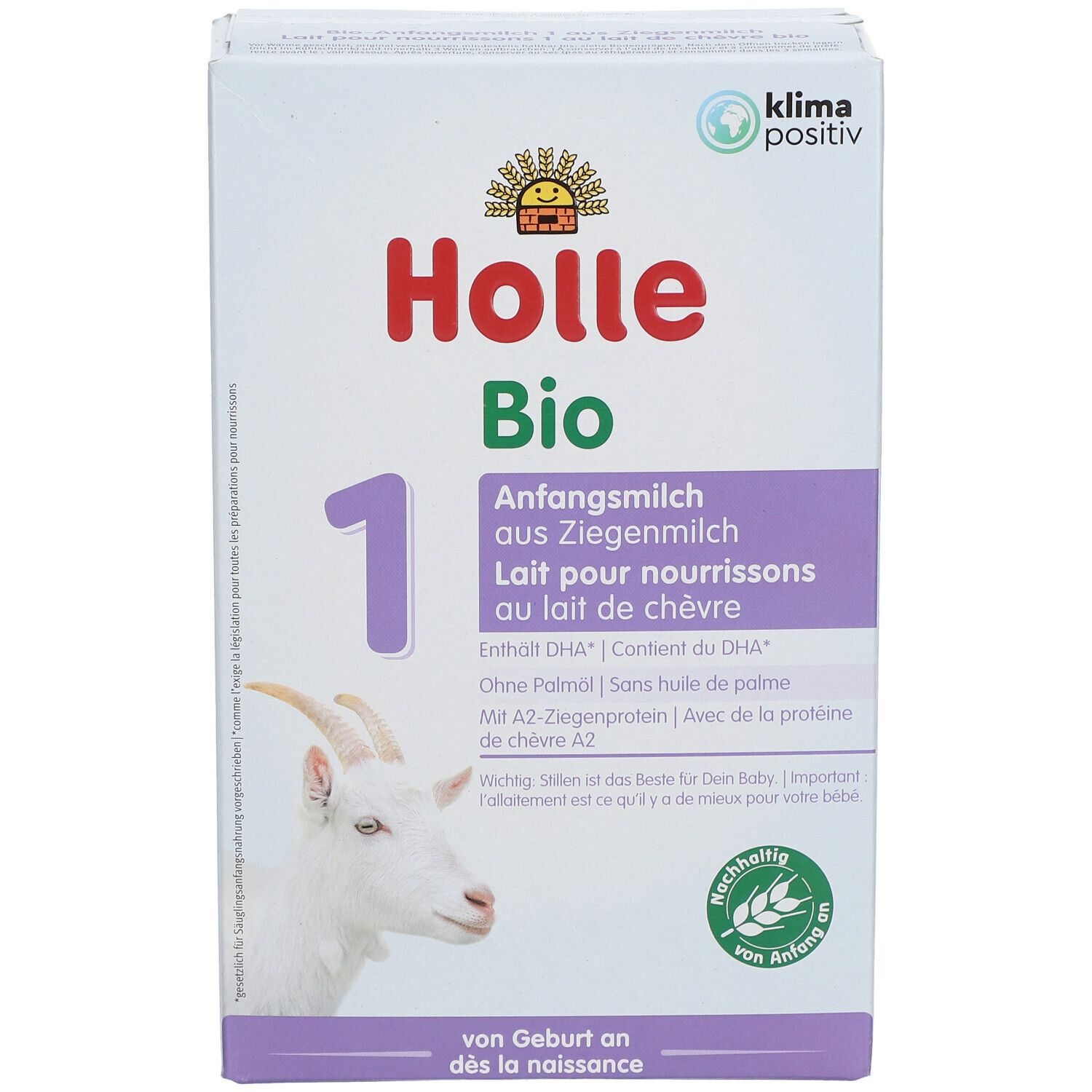 Holle Bio Anfangsmilch aus Ziegenmilch