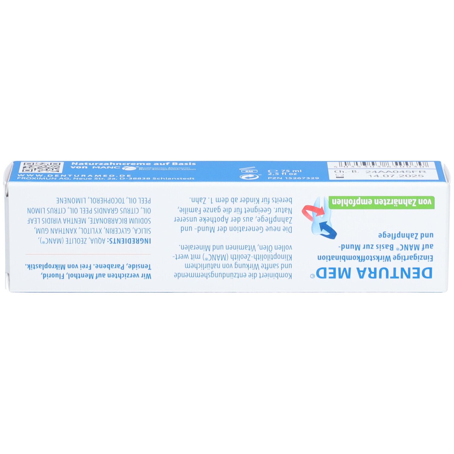 FROXIMUN Dentura Med sensitiv Dentifrice