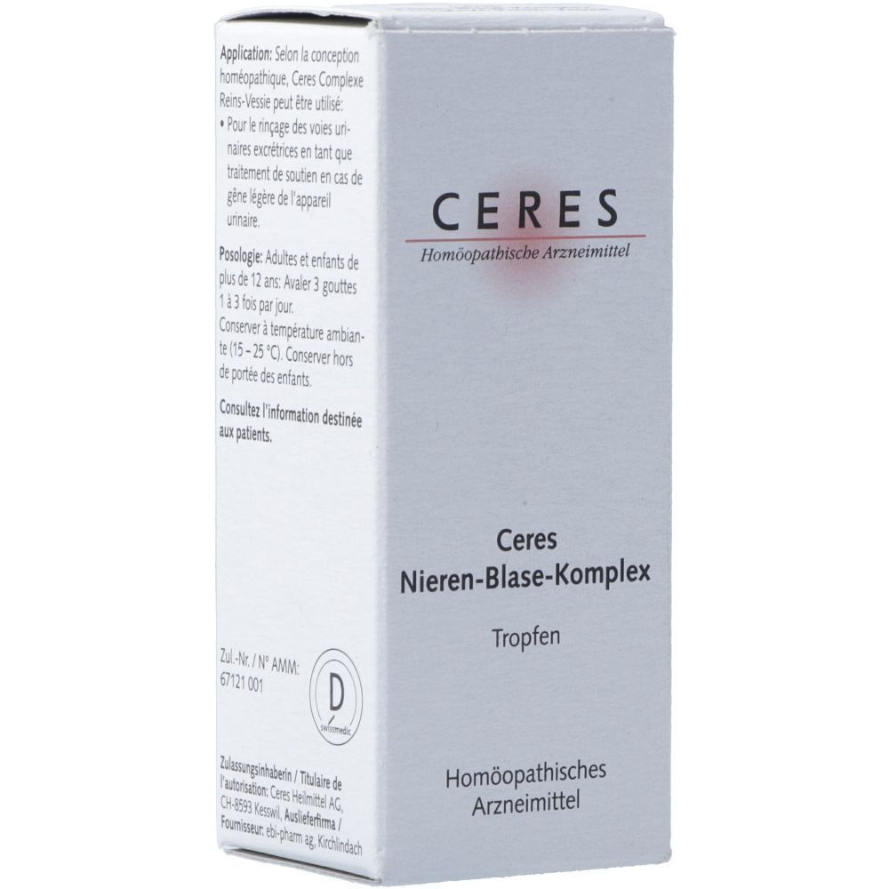 CERES Nieren-Blase-Komplex Tropfen Fl 20 ml