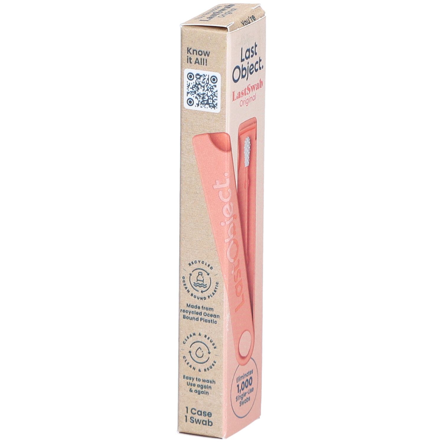 LASTSWAB Basic wiederverw Wattestäbchen orange