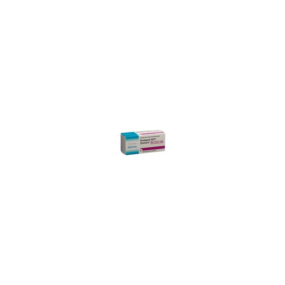 ENALAPRIL HCT Zentiva Tabl 20/12.5 mg 100 Stk