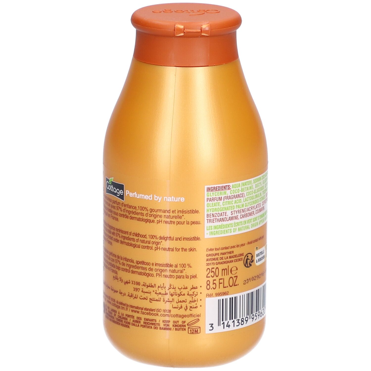COTTAGE Duschmilch Karamell (neu) Fl 250 ml