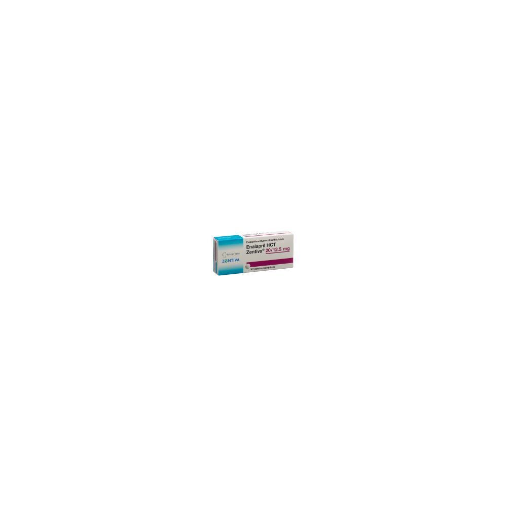 ENALAPRIL HCT Zentiva Tabl 20/12.5 mg 30 Stk