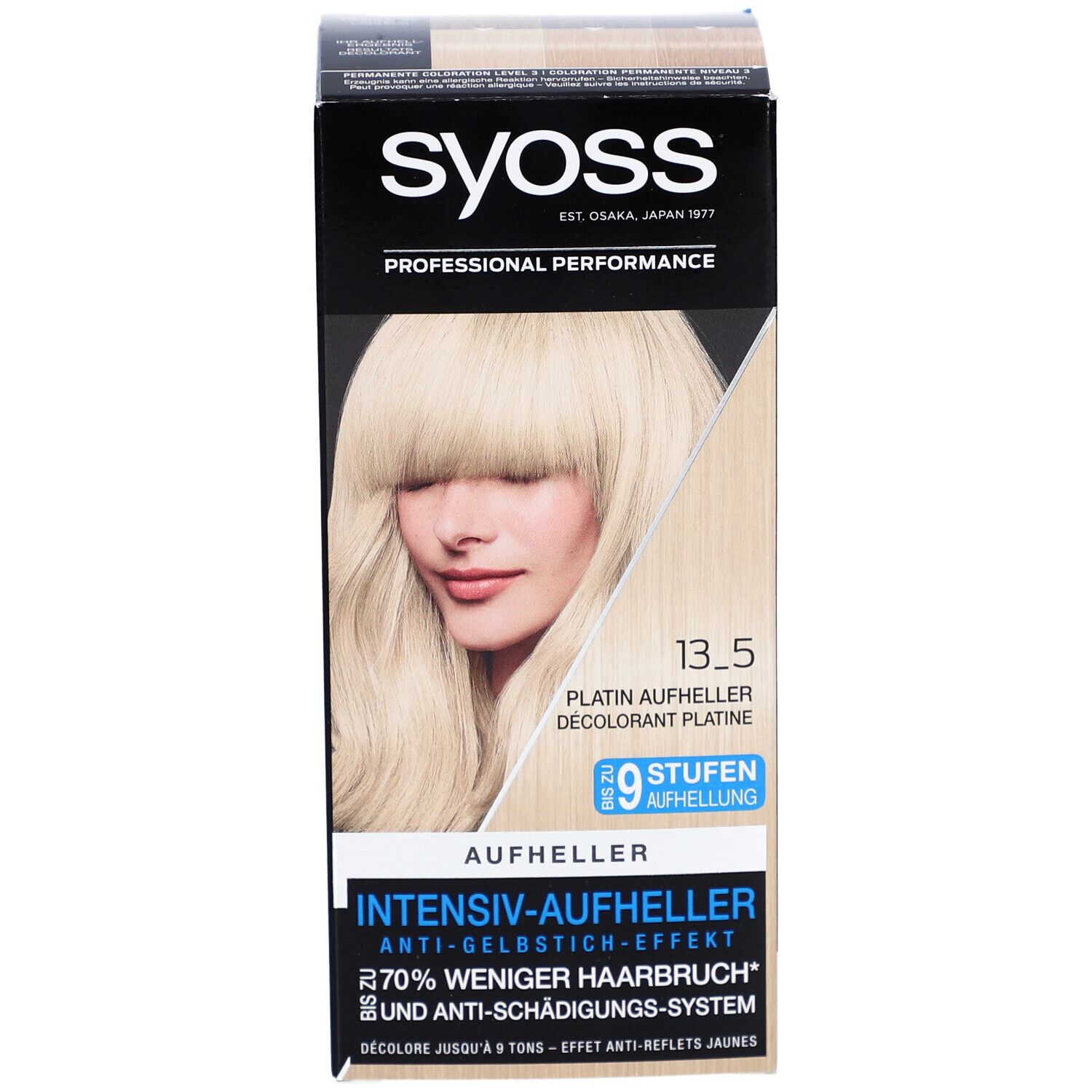 Syoss® Haare Aufheller 13_5 Platin – Intensives, kühles Blond ohne Gelbstich