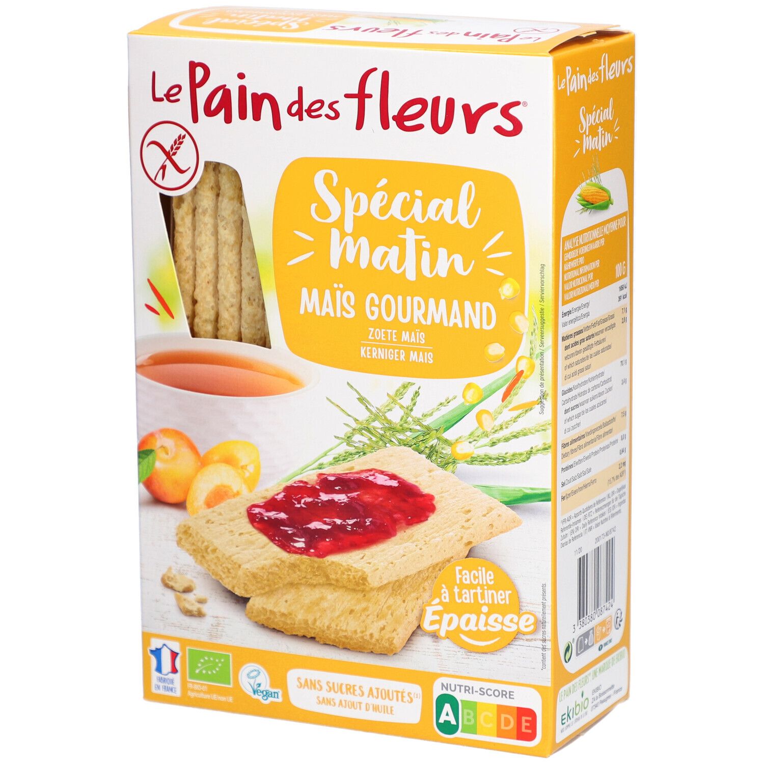 Le Pain des Fleurs Mais-Cracker Special Matin