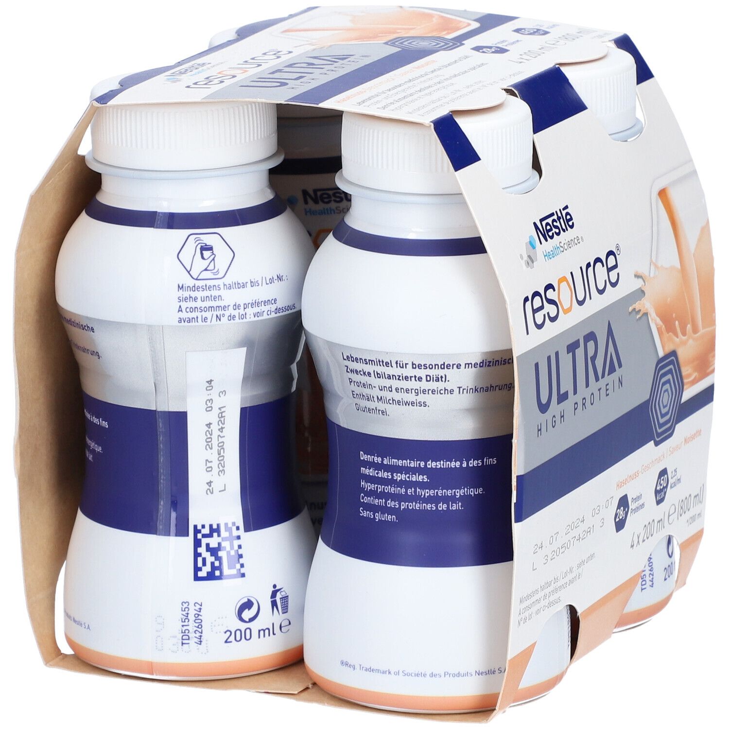 NESTLE RESOURCE®  Ultra High Protein Nuss