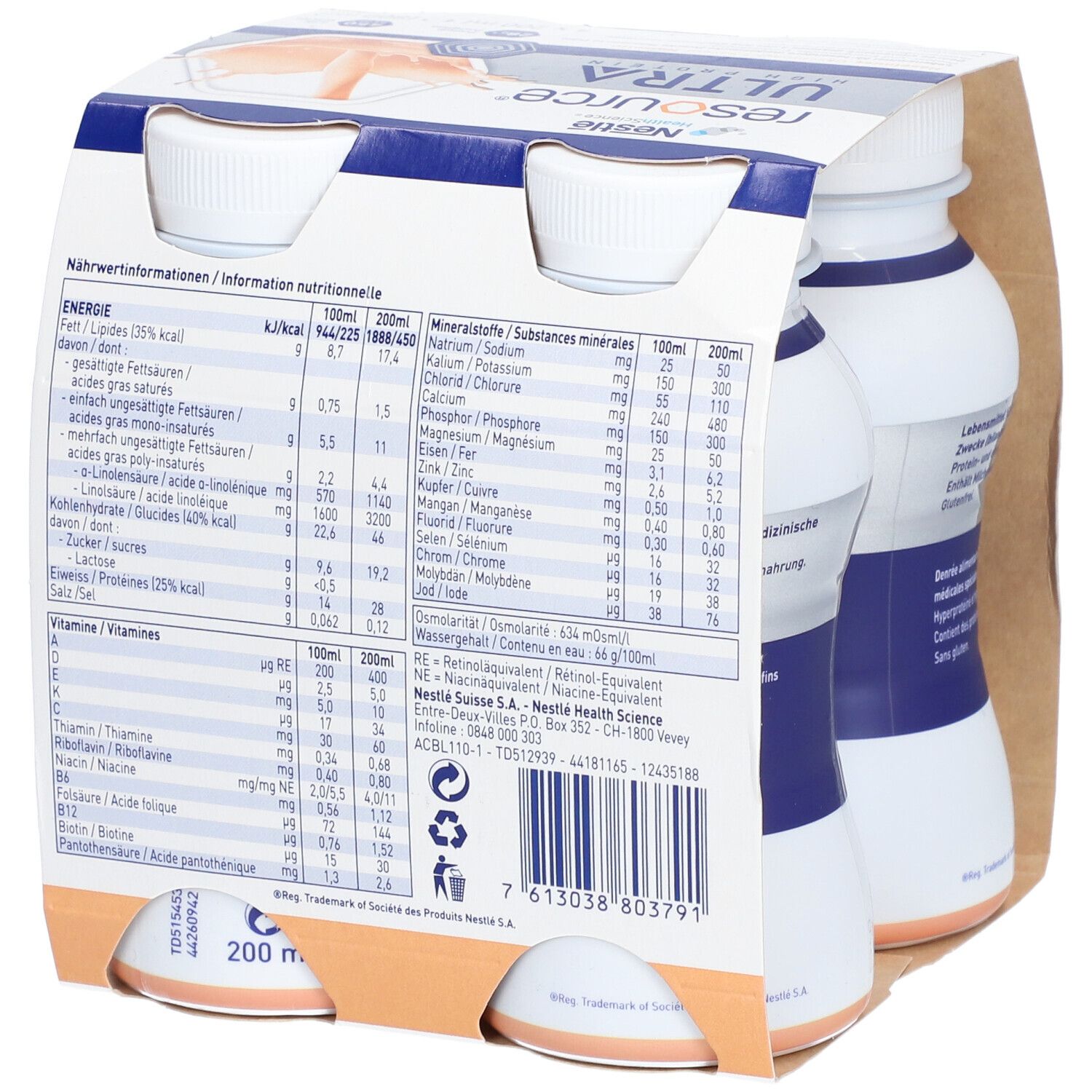 NESTLE RESOURCE®  Ultra High Protein Nuss