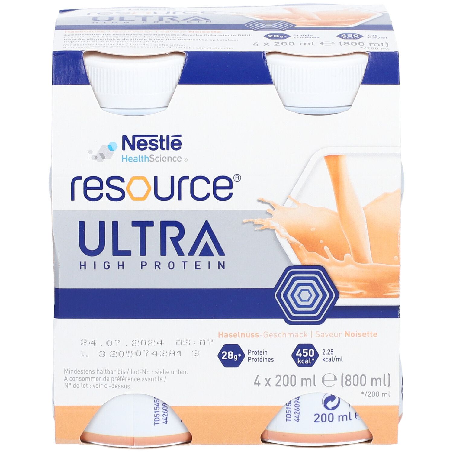 NESTLE RESOURCE®  Ultra High Protein Nuss