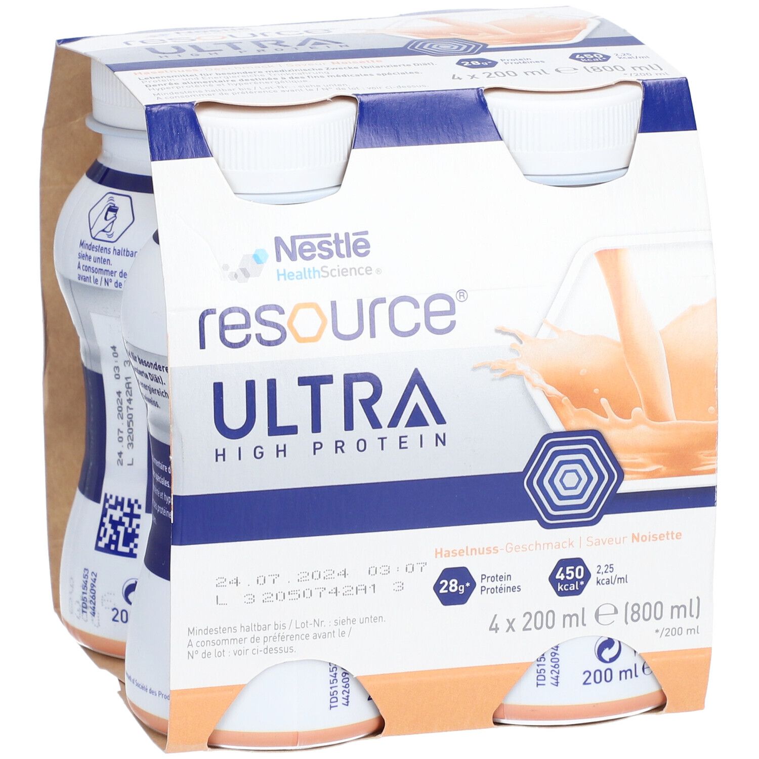NESTLE RESOURCE®  Ultra High Protein Nuss