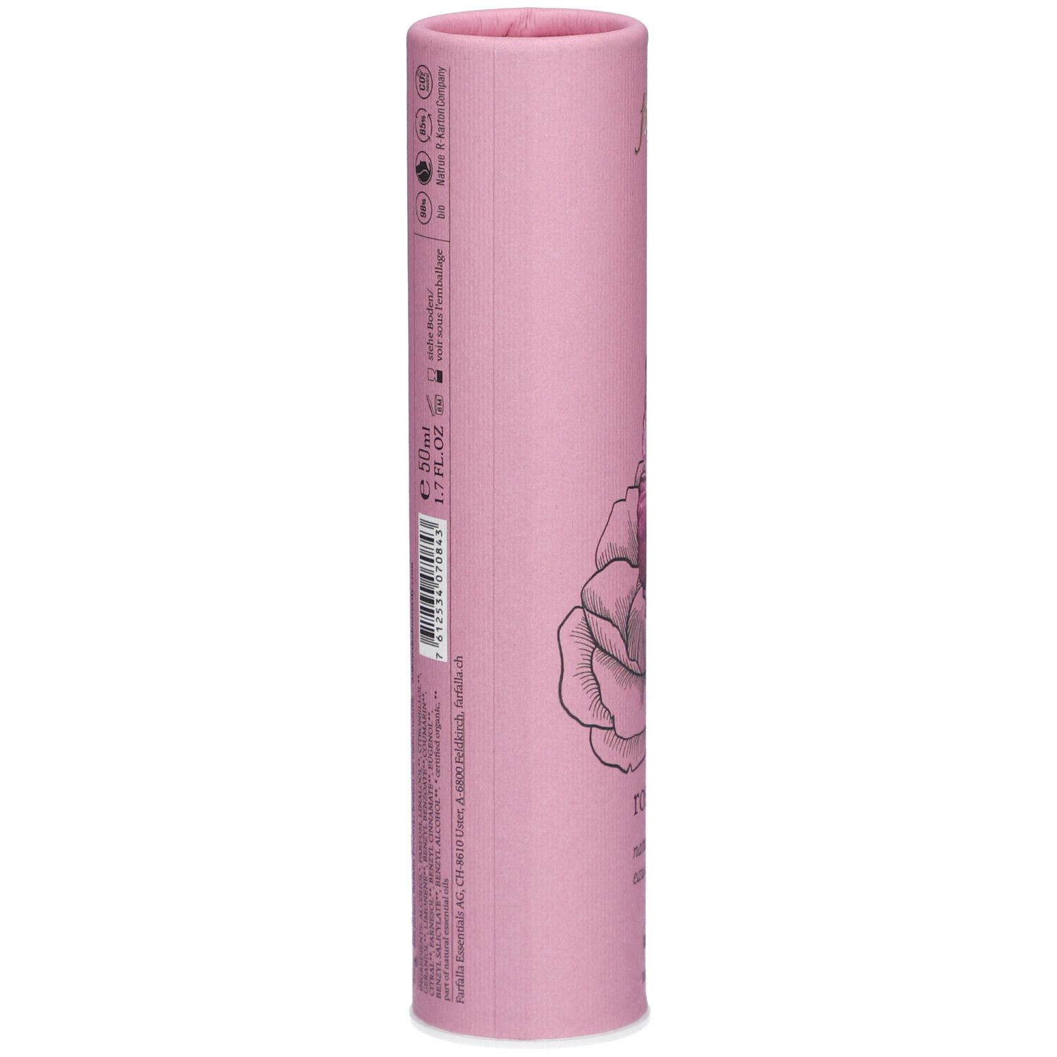 FARFALLA Aromacare Eau de Cologne Rose - Parfum naturel de rose