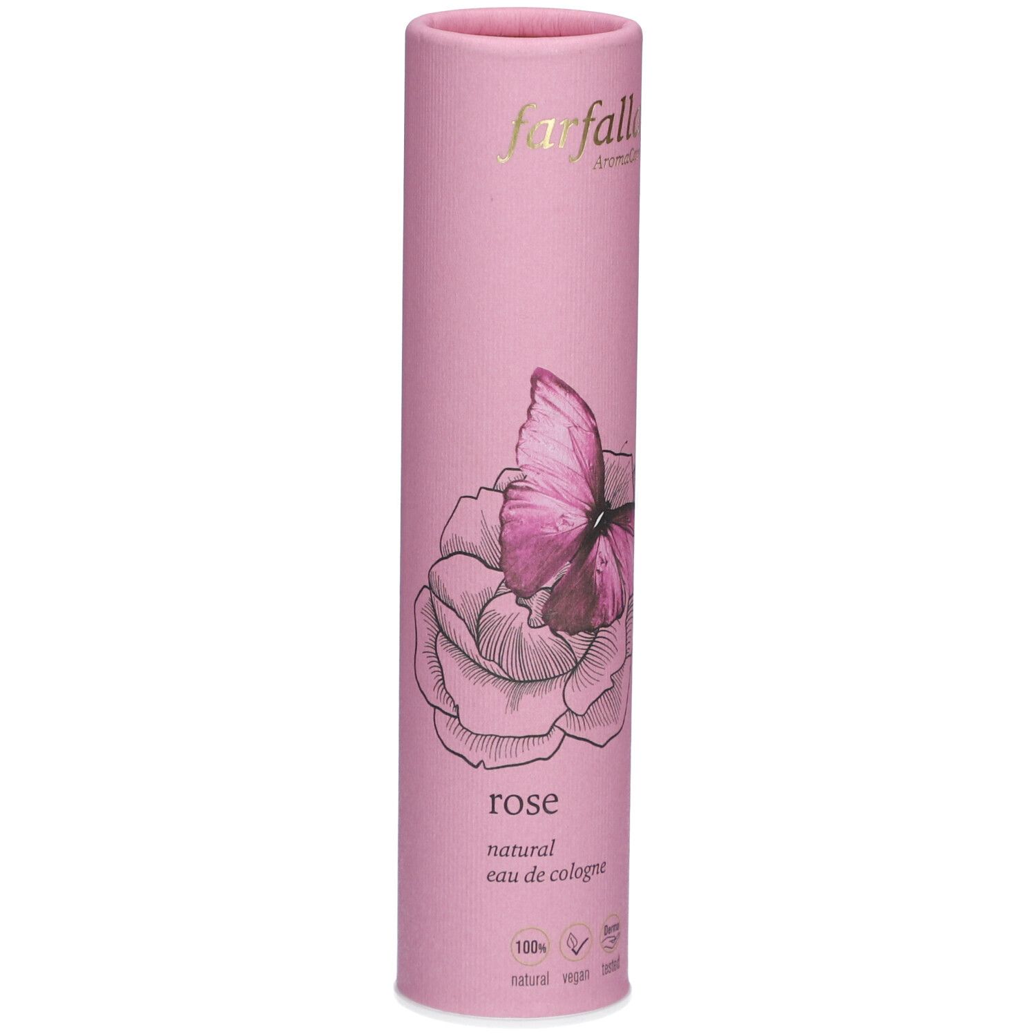 FARFALLA Aromacare Eau de Cologne Rose - Parfum naturel de rose