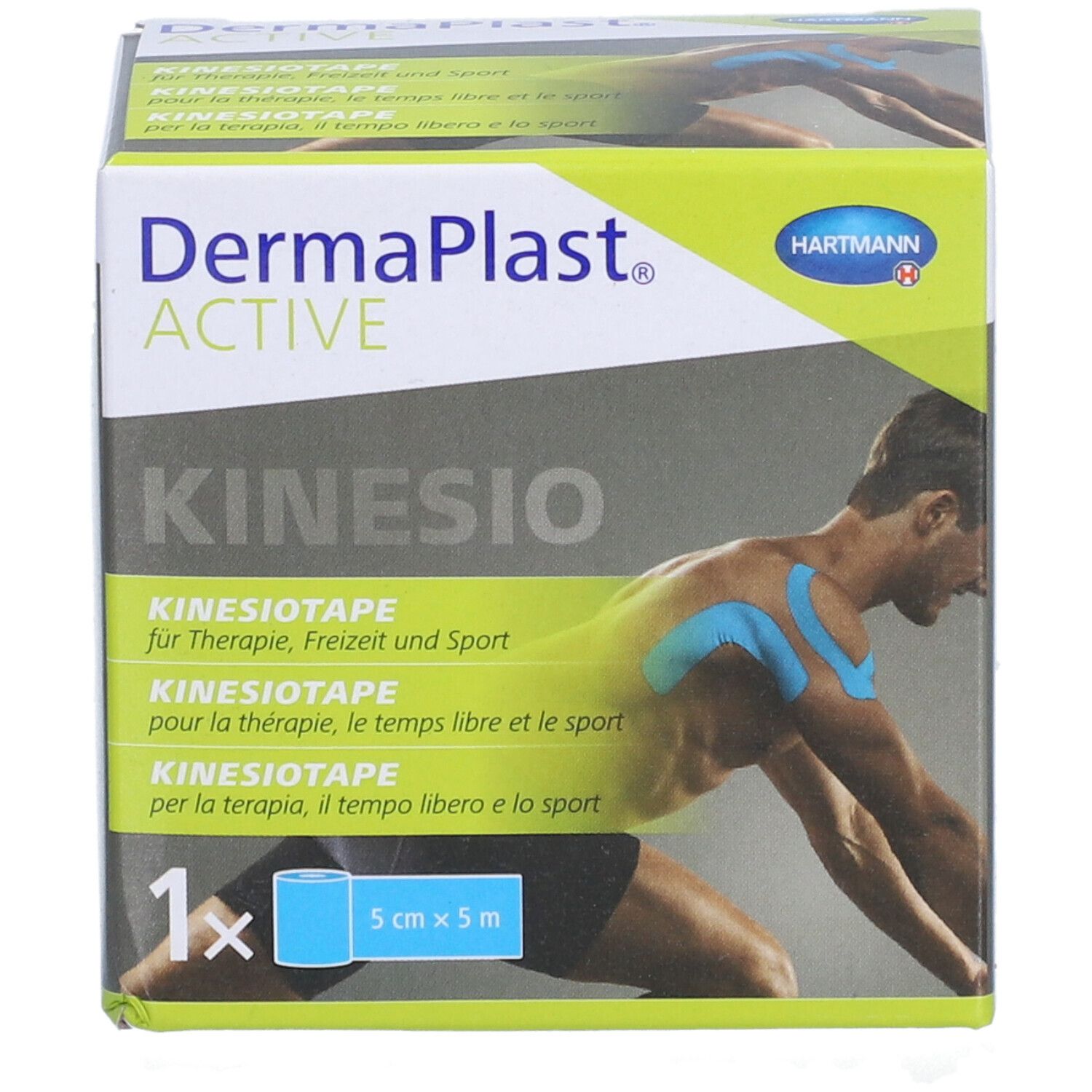 HARTMANN Dermaplast® Aktiv-Kinesiotape 5cm x 5m bleu