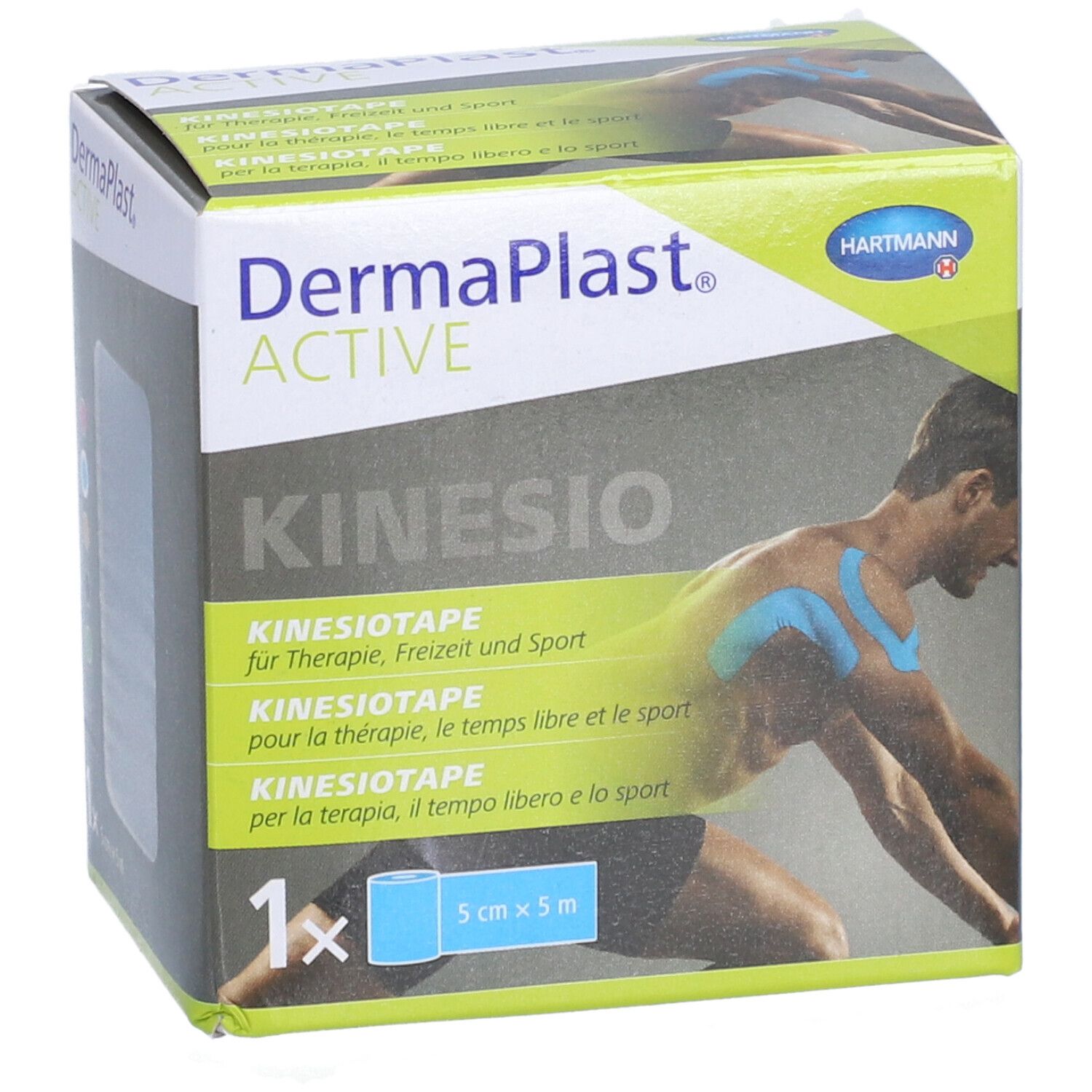 HARTMANN Dermaplast® Aktiv-Kinesiotape 5cm x 5m bleu