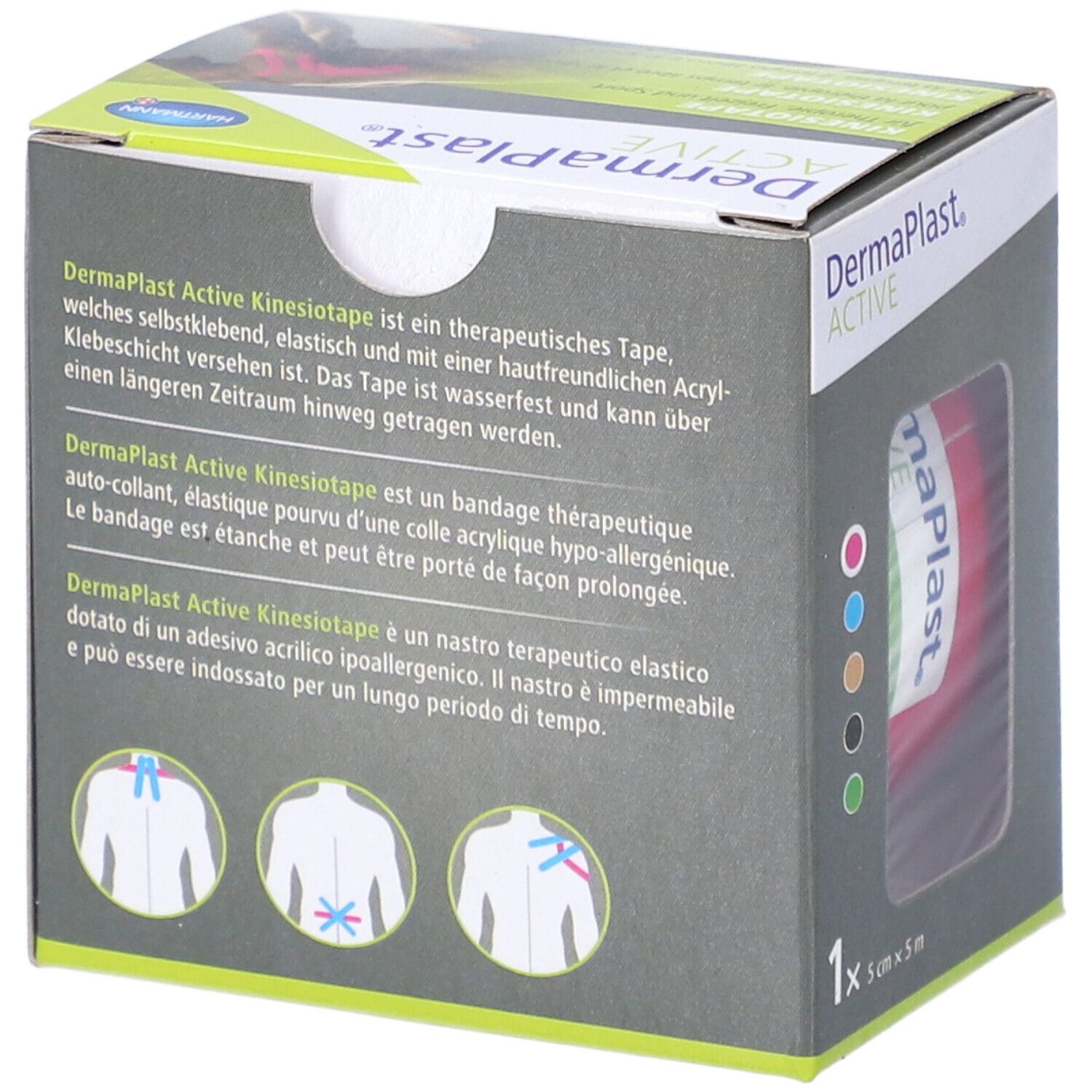 HARTMANN Dermaplast® Active Kinesiotape  5cm x 5m rose