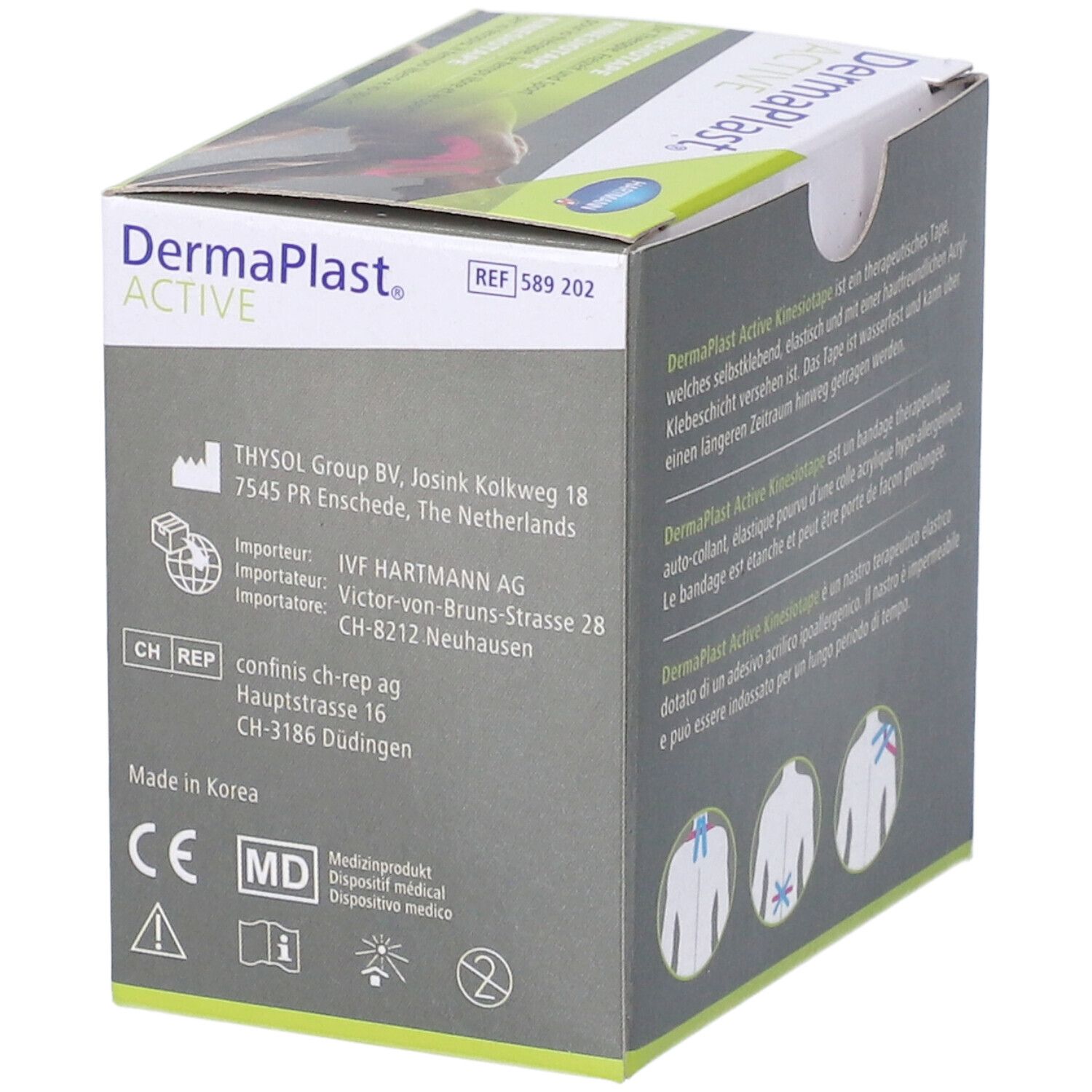HARTMANN Dermaplast® Active Kinesiotape  5cm x 5m rose