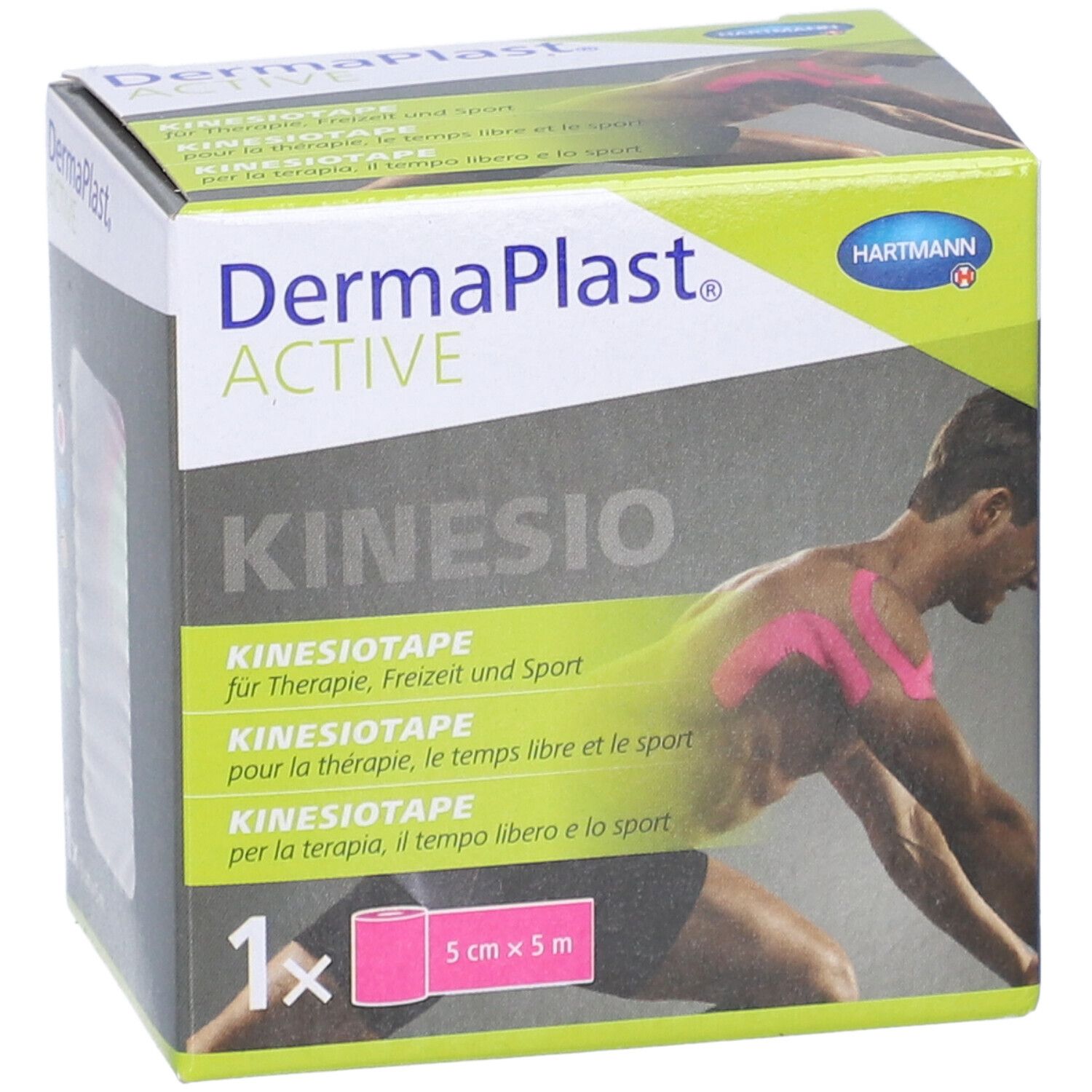 HARTMANN Dermaplast® Active Kinesiotape  5cm x 5m rose