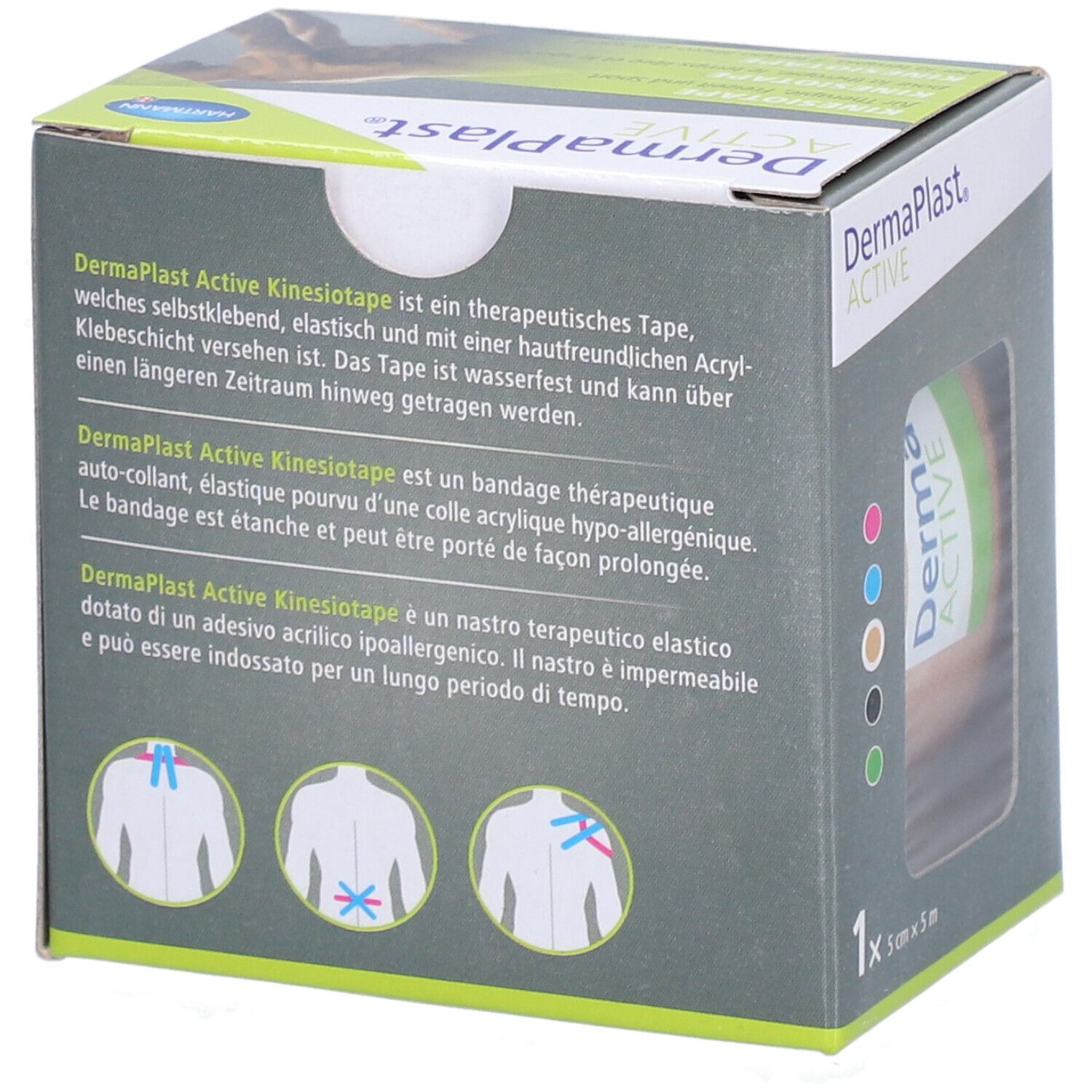 HARTMANN Dermaplast® Aktiv-Kinesiotape 5cm x 5m Stuhl