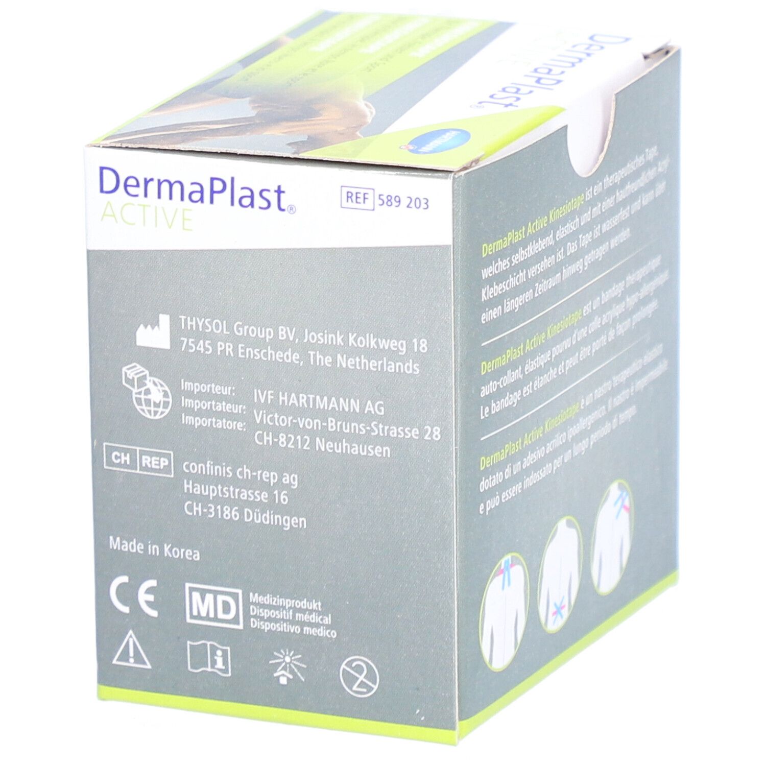 HARTMANN Dermaplast® Aktiv-Kinesiotape 5cm x 5m Stuhl
