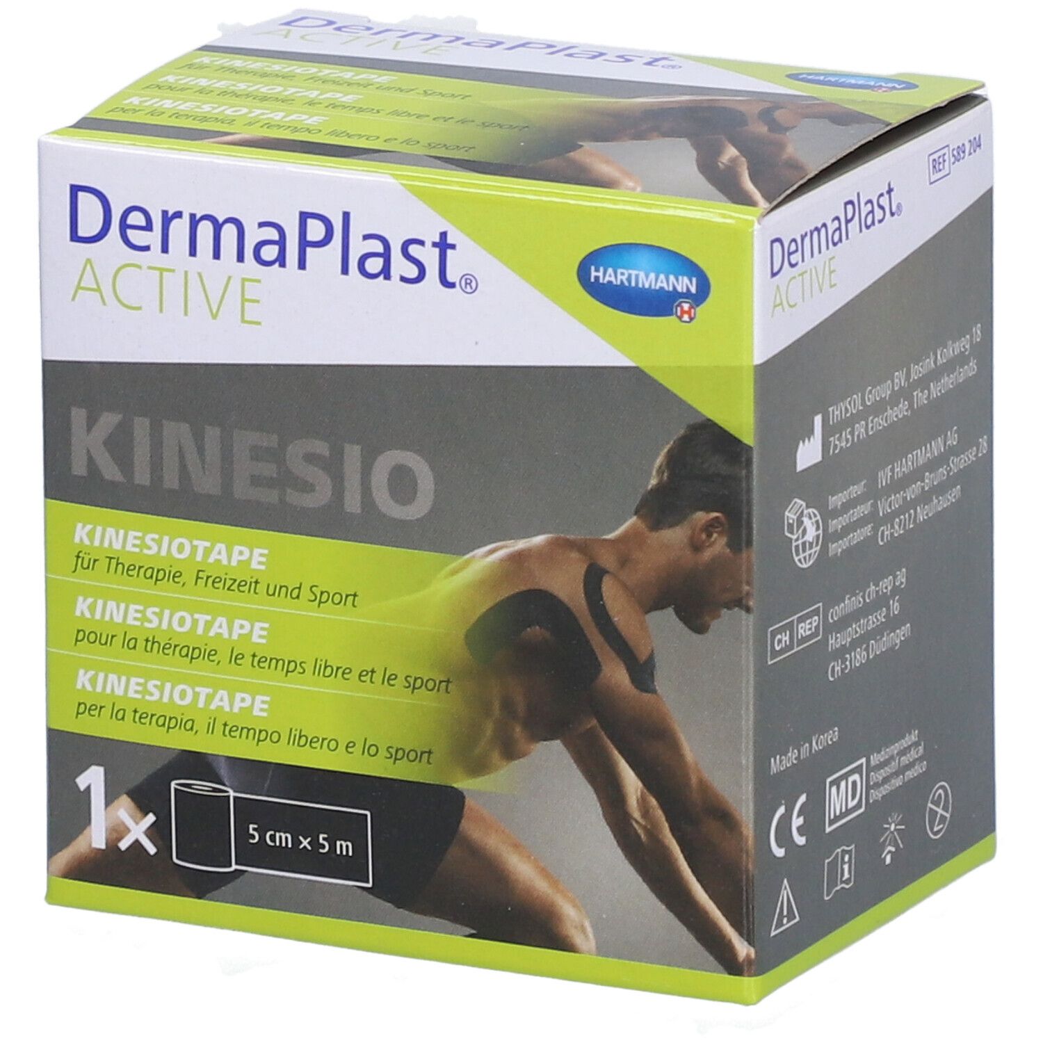 HARTMANN Dermaplast® Aktiv-Kinesiotape 5cm x 5m naturfarben