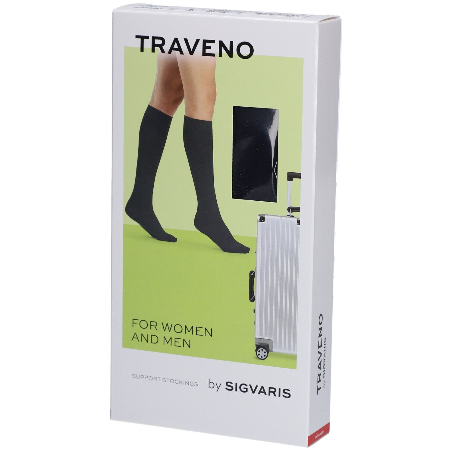 SIGVARIS TRAVENO Reisesocken A-D Größe 3 40-41 Marine