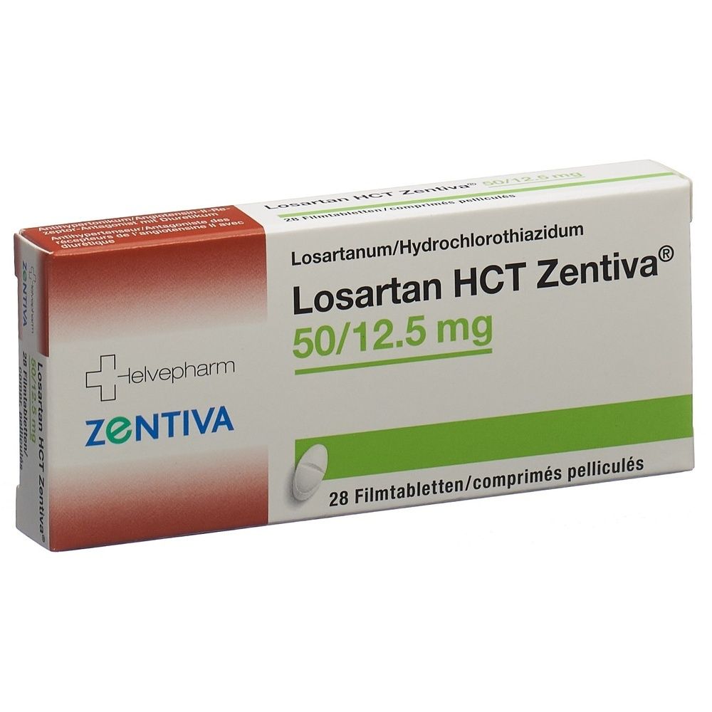 LOSARTAN HCT Zentiva Filmtabl 50/12.5 mg SDO