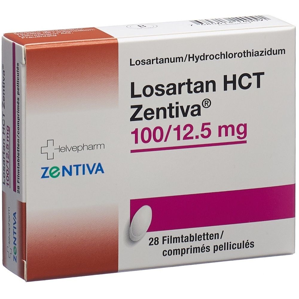 LOSARTAN HCT Zentiva Filmtabl 100/12.5 mg SDO