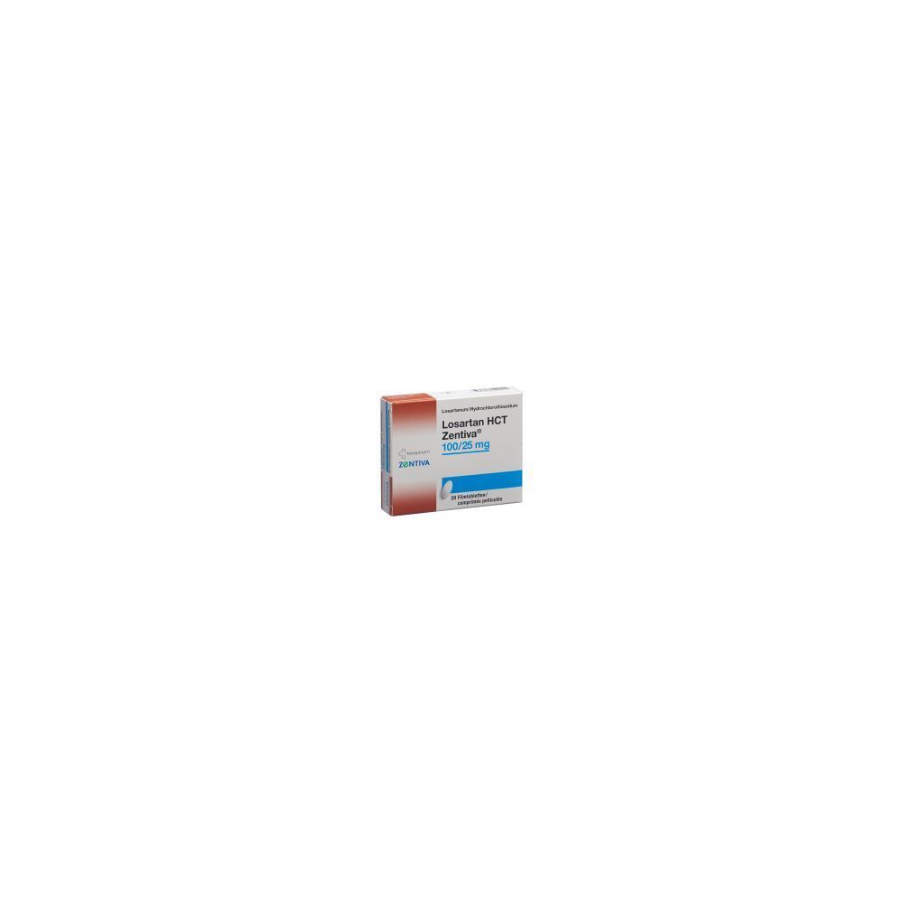 LOSARTAN HCT Zentiva Filmtabl 100/25 mg 28 Stk