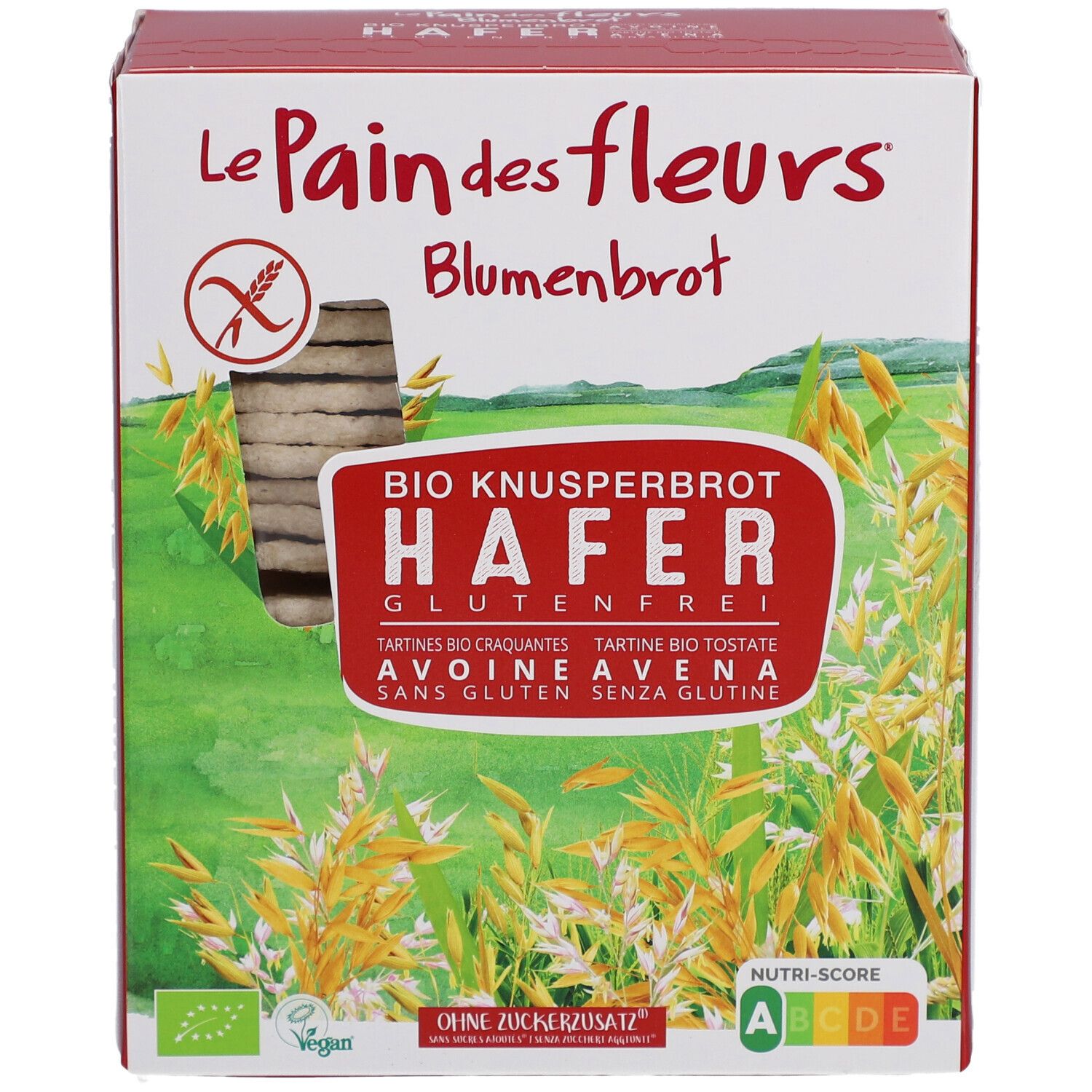 Le Pain des fleurs Tartines bio craquantes avoine sans gluten