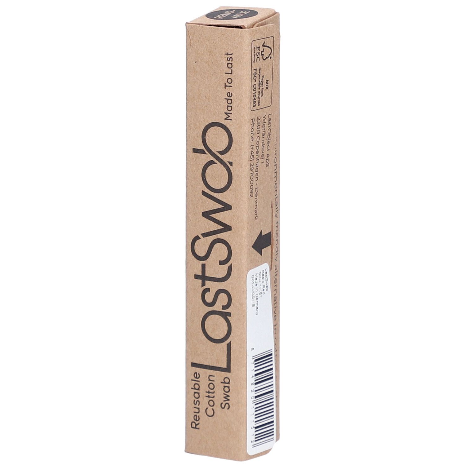 LASTSWAB Basic wiederverw Wattestäbchen rot
