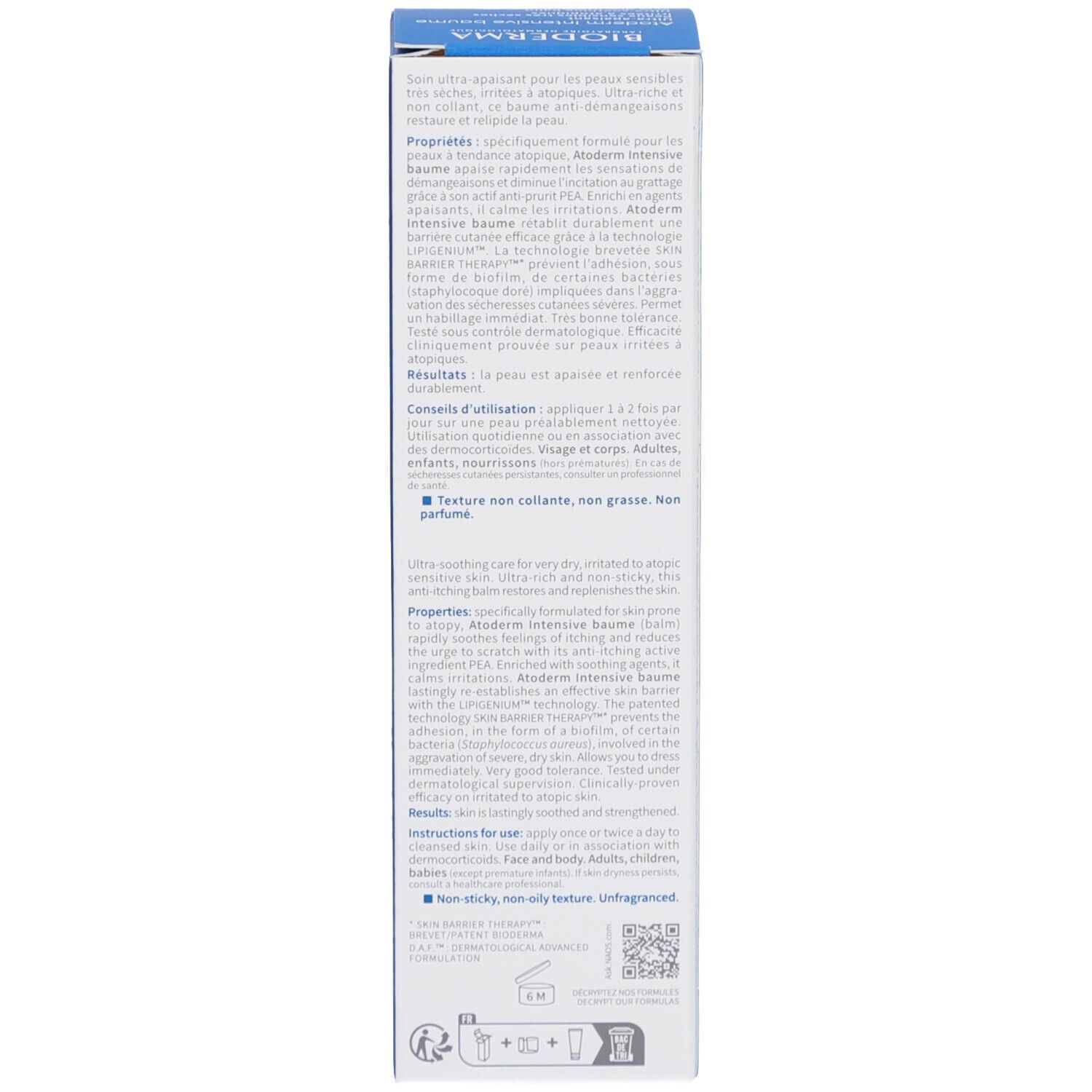 BIODERMA Atoderm INTENSIVE Baume