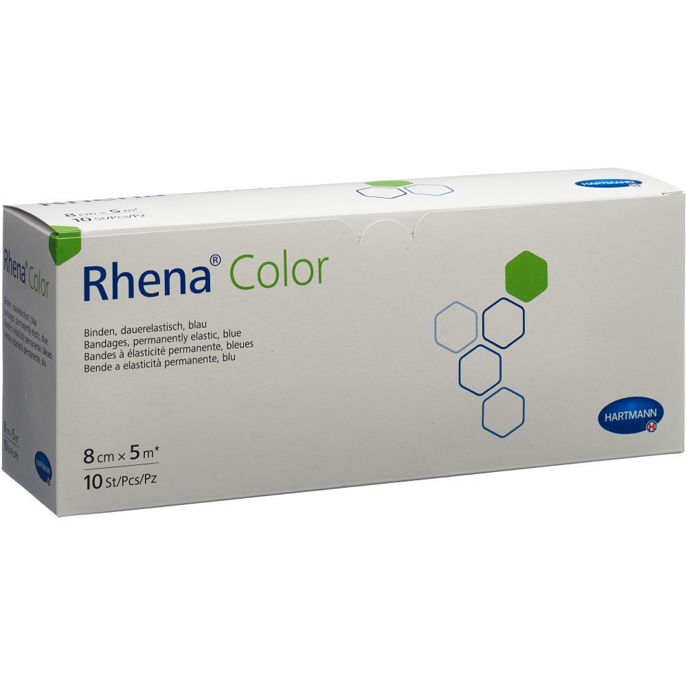 HARTMANN Rhena® Color Mittelzugbinden 8 cm x 5 m Blau