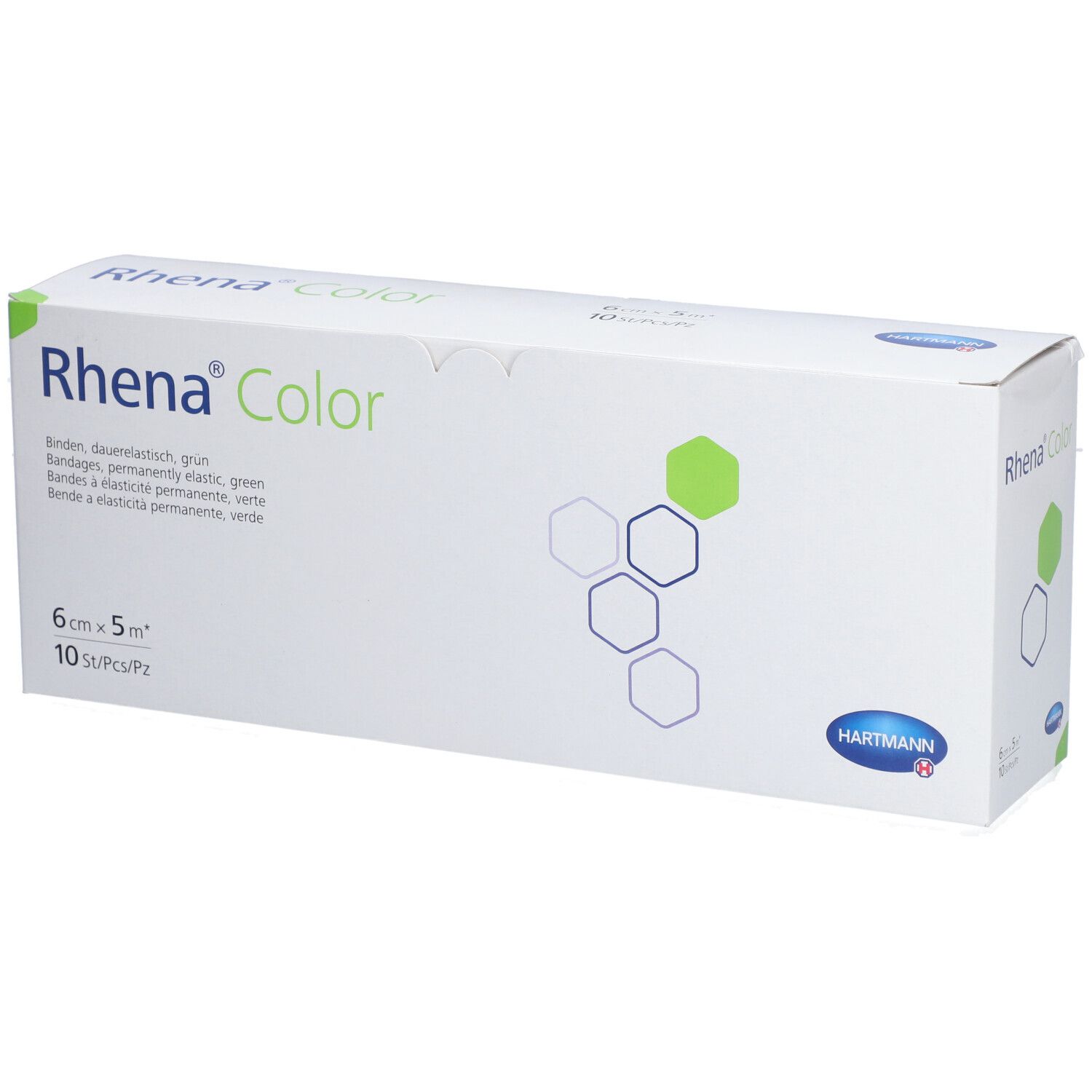 HARTMANN Rhena® Color Mittelstreckbinden 6 cm x 5 m Grün