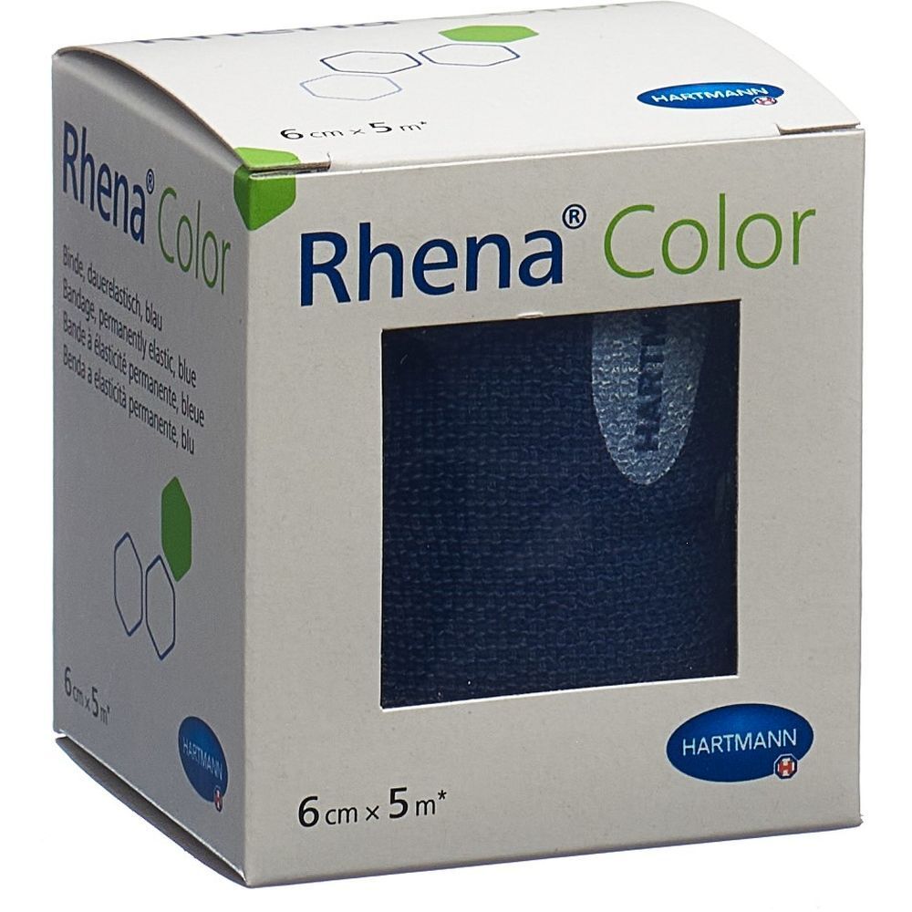 HARTMANN Rhena® Color Mittelstreckbinden 6 cm x 5 m Blau