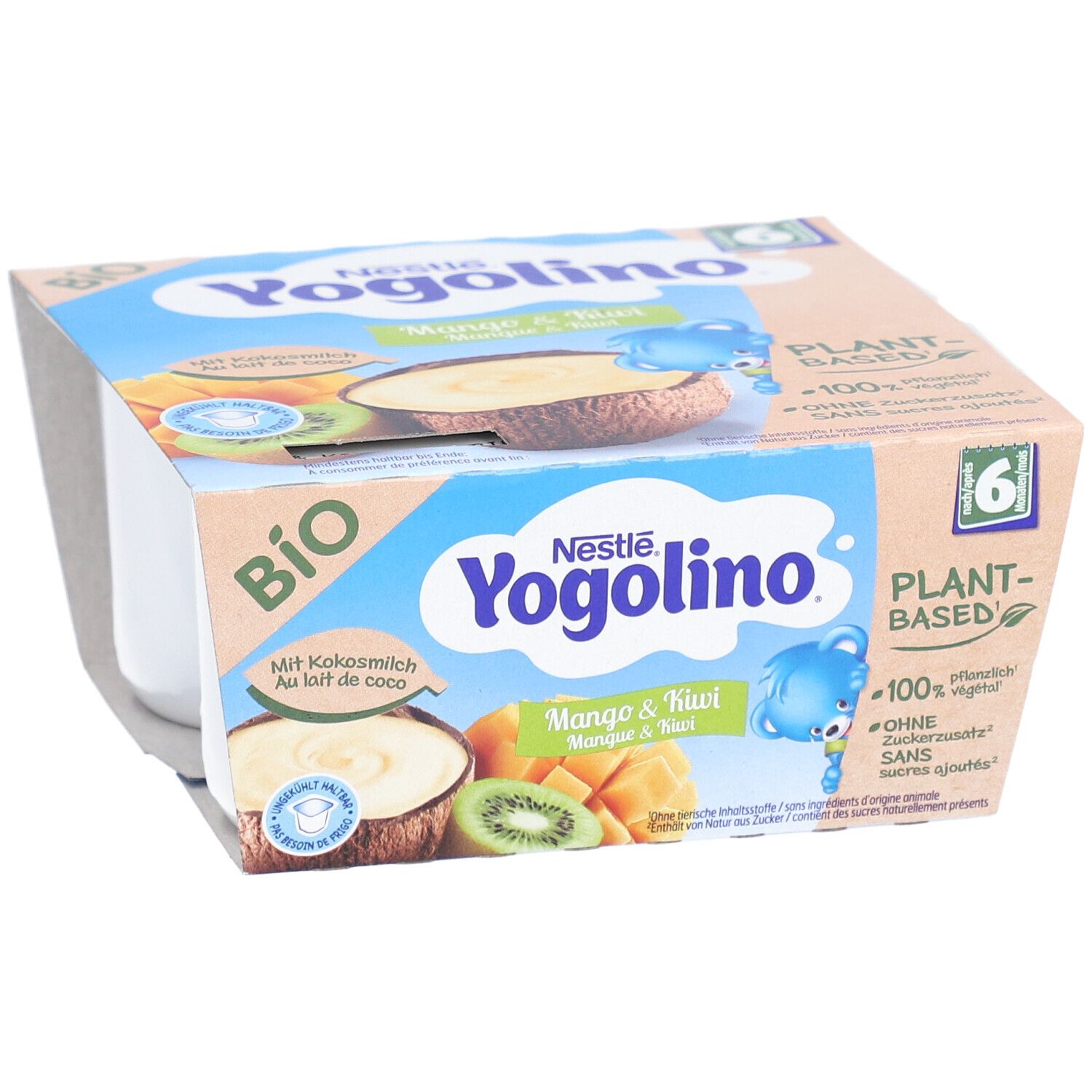 Nestlé Yogolino Bio Pflanzlich Mango Kiwi