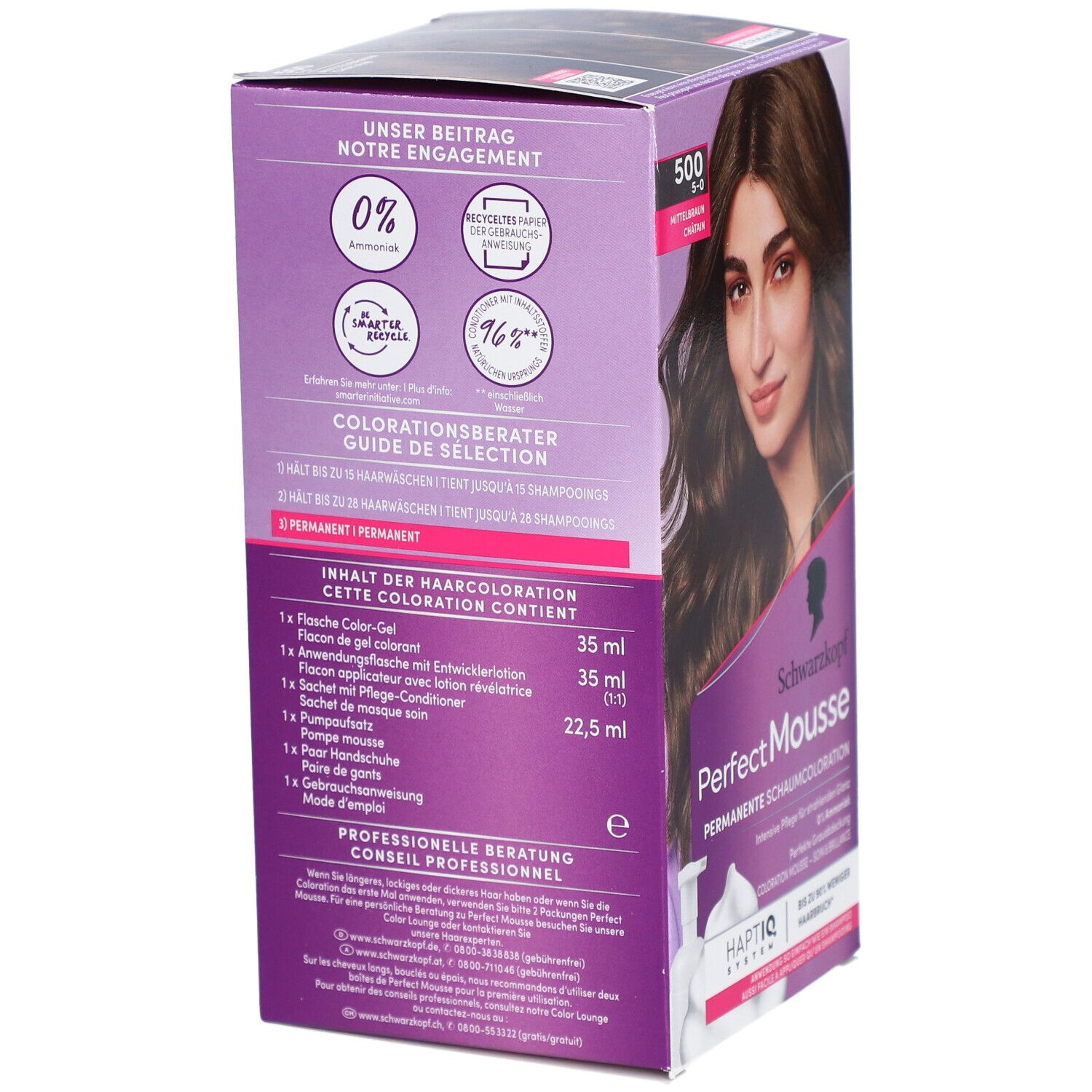 PERFECT MOUSSE 500 mittelbraun