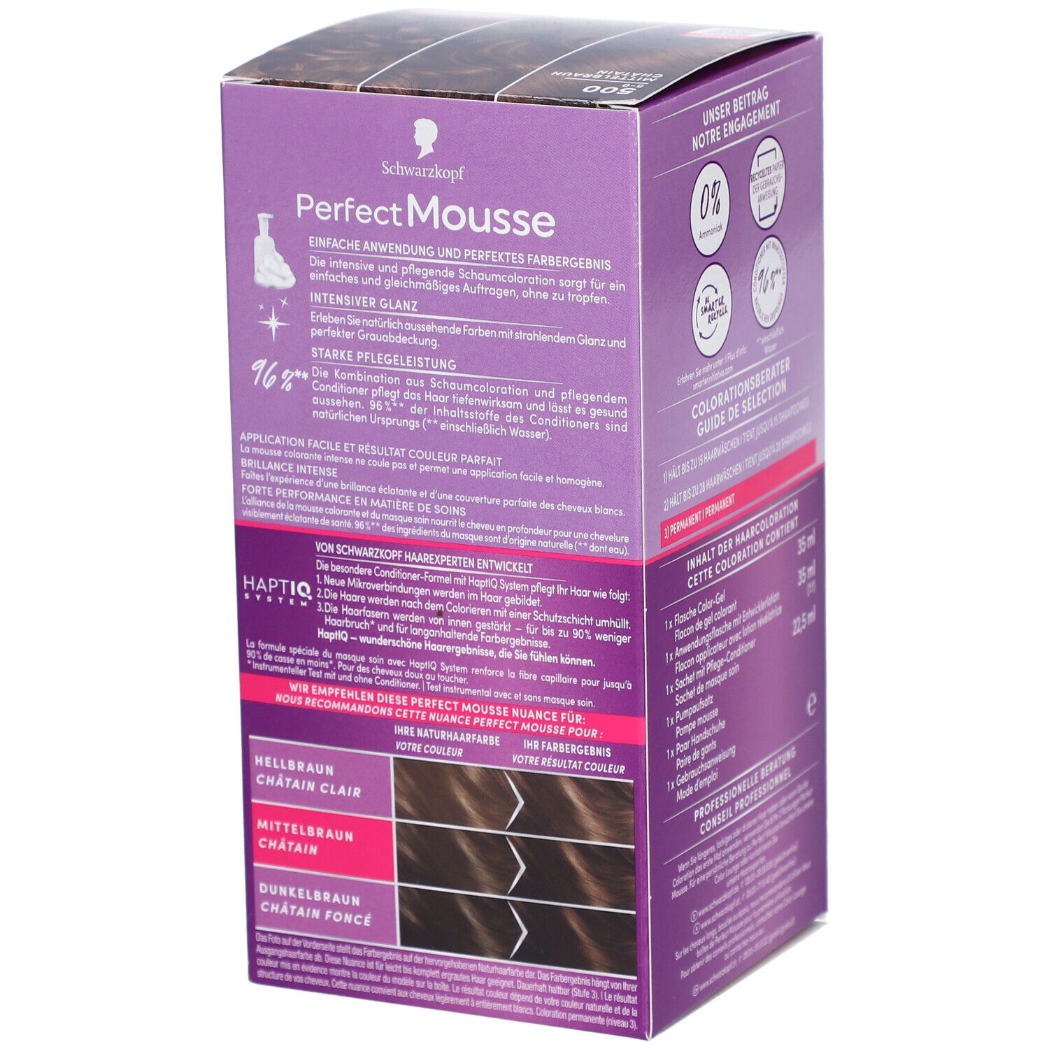 PERFECT MOUSSE 500 mittelbraun