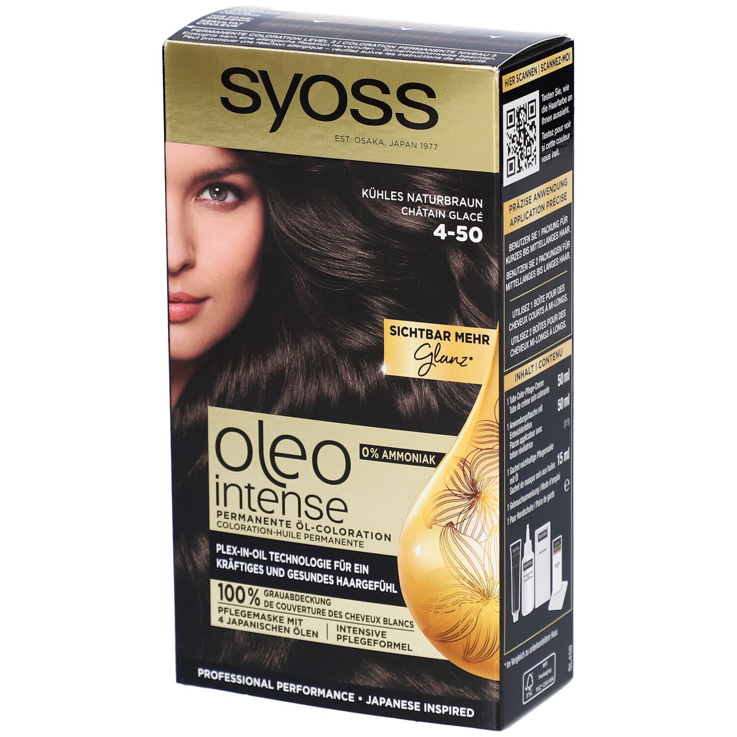 SYOSS Oleo Intense 4-50 Kühles Naturbraun