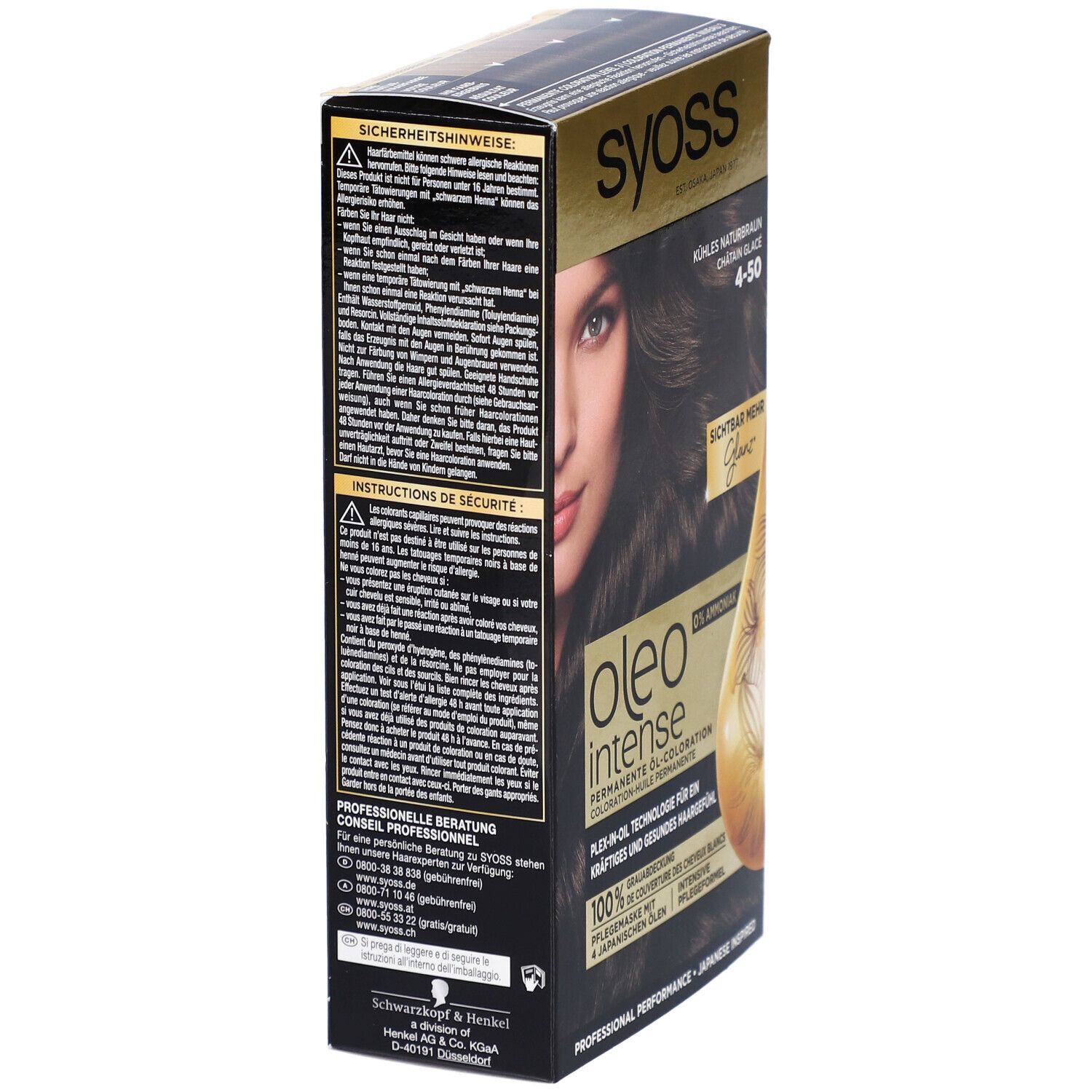 SYOSS Oleo Intense 4-50 Kühles Naturbraun