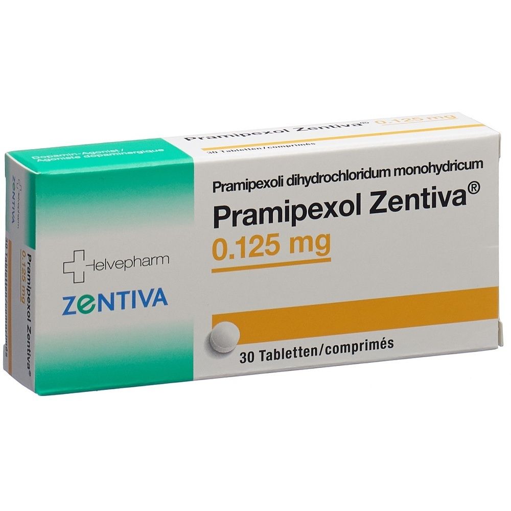 PRAMIPEXOL Zentiva Tabl 0.125 mg SDO