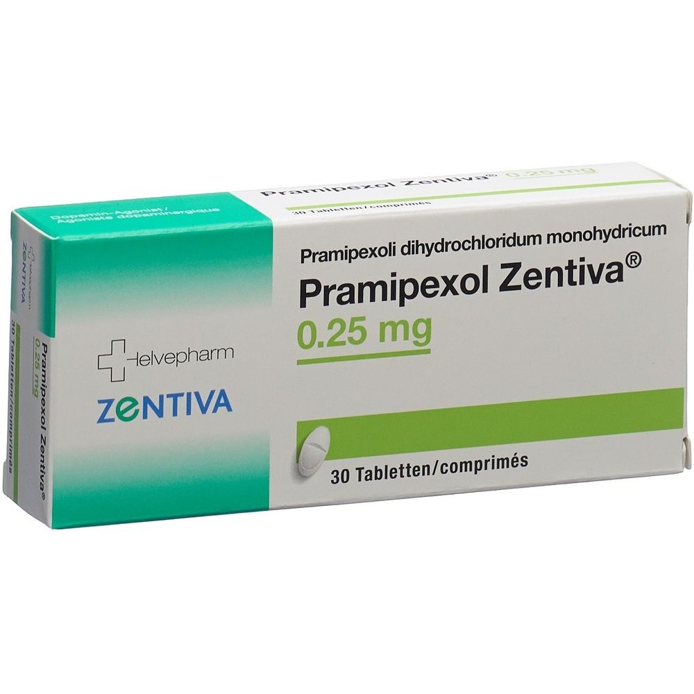 PRAMIPEXOL Zentiva Tabl 0.25 mg SDO