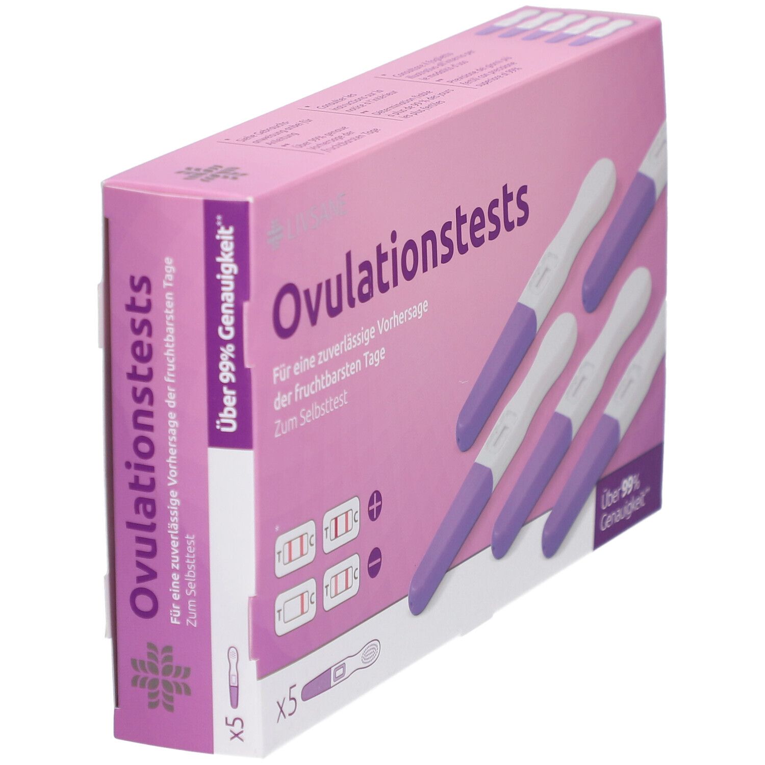 LIVSANE® Ovulationstest zur Bestimmung fruchtbarer Tage